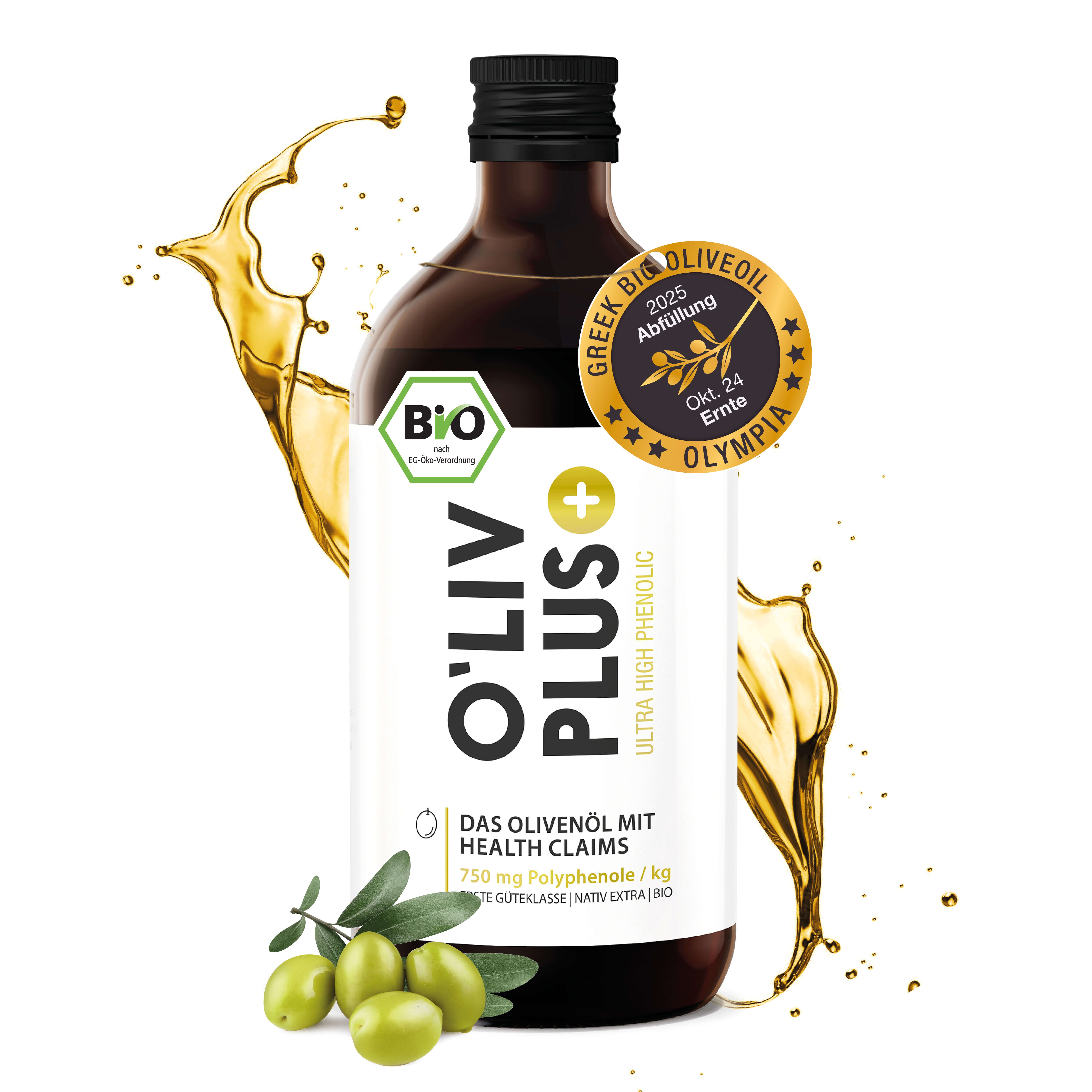 Cellavent Healthcare Ultra High Phenolic Olivenöl - O'Liv PLUS Öl