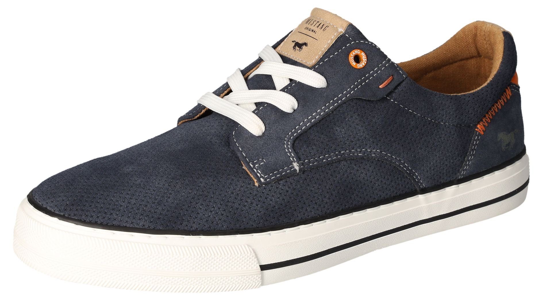 Mustang Shoes Sneaker, Freizeitschuh, Halbschuh, Schnürschuh mit Ziernaht günstig online kaufen