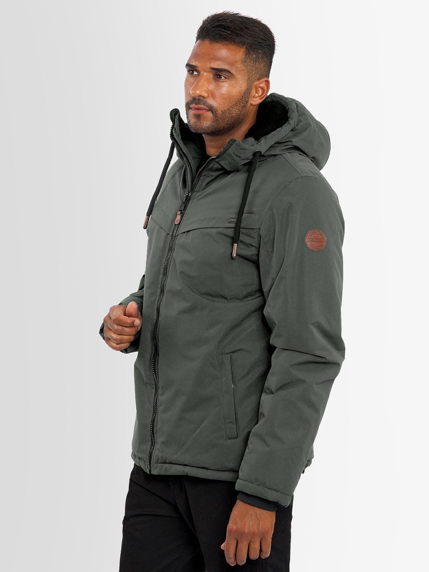 Alessandro Salvarini Winterjacke ASLighty innen komplett mit warmem Teddyfell