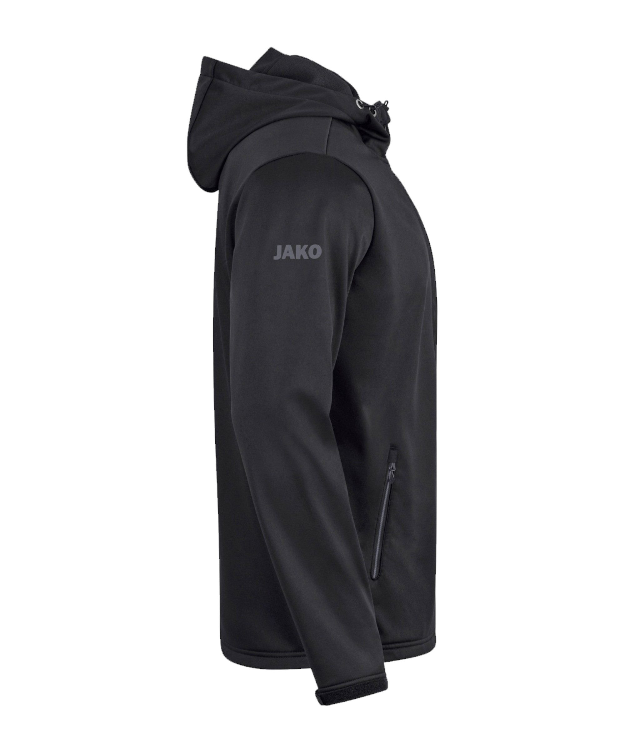 Jako Allwetterjacke Softshelljacke Kids (1-St) Kapuze_Kordelzug – Bild 4 von 5