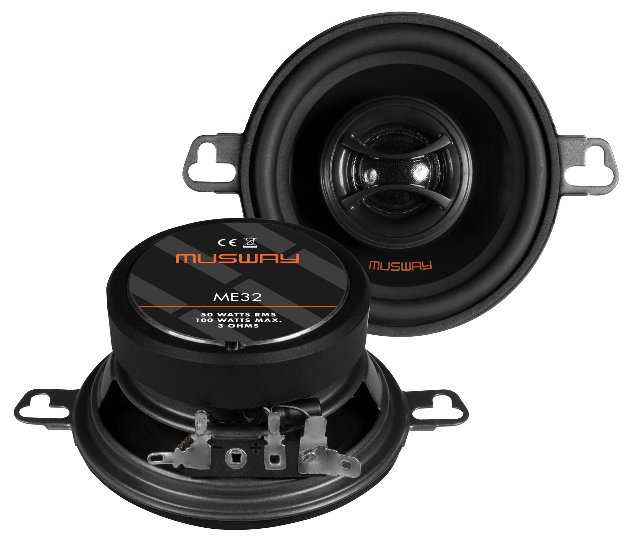 Musway Musway ME32 - 8,7 cm (3,5) Koax Lautsprecher (50 W)