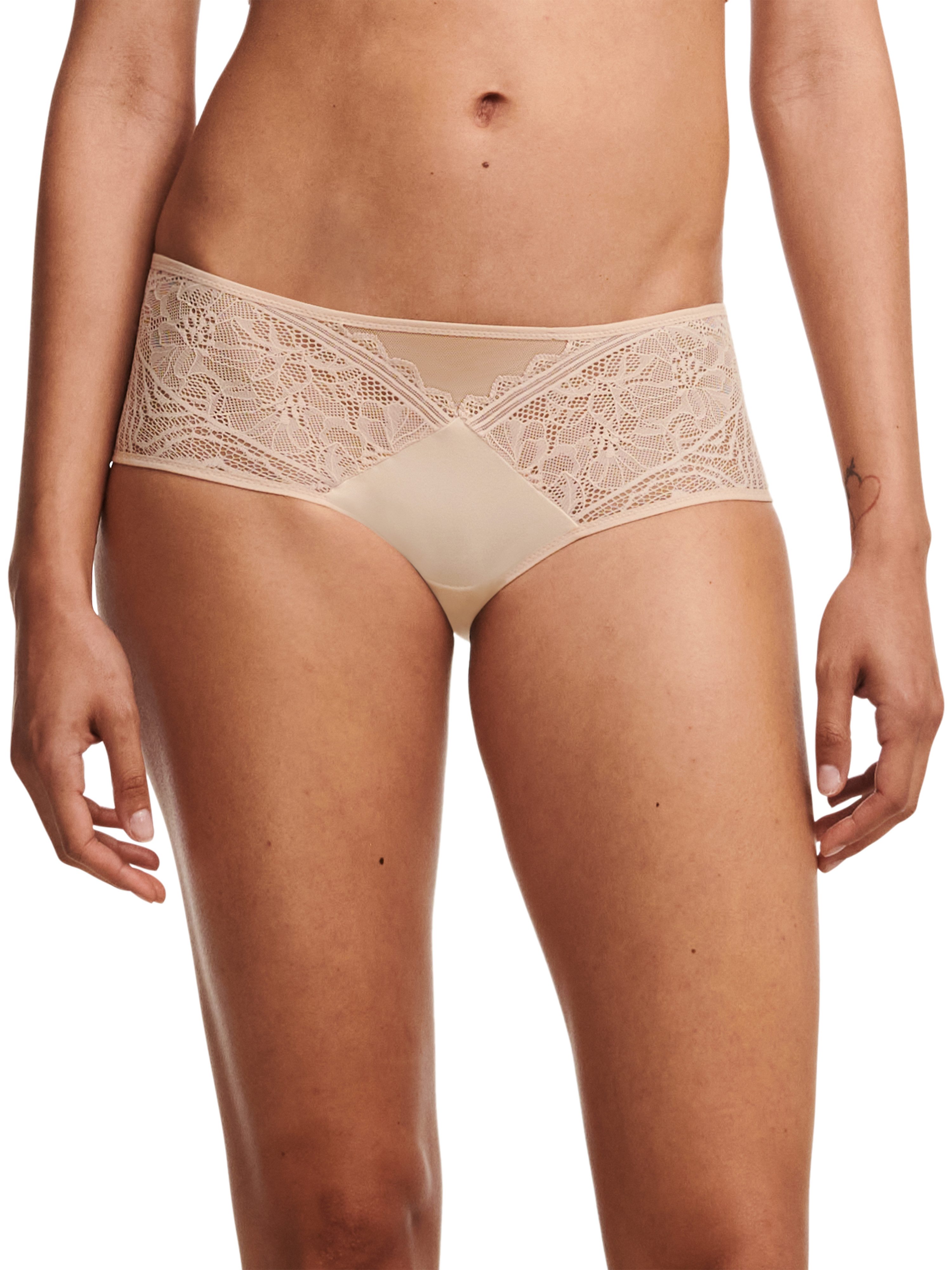 Chantelle Panty FLOURAL TOUCH Spitze, blickdichtes Gewebe