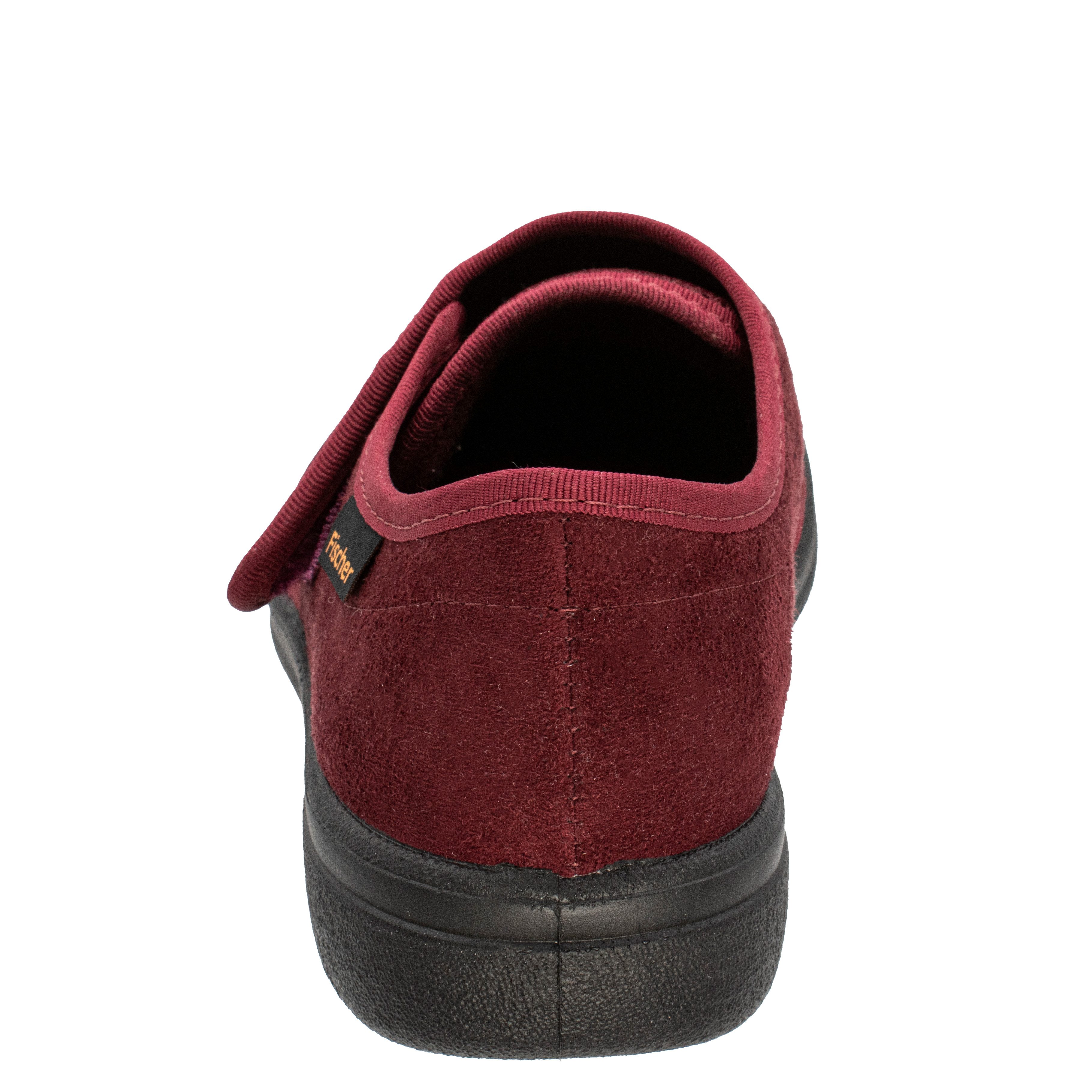Fischer-Markenschuh Bad Wiessee Hausschuh aus Mesh/Velour, Frotteefutter, Einlegesohle herausnehmbar, Weite L