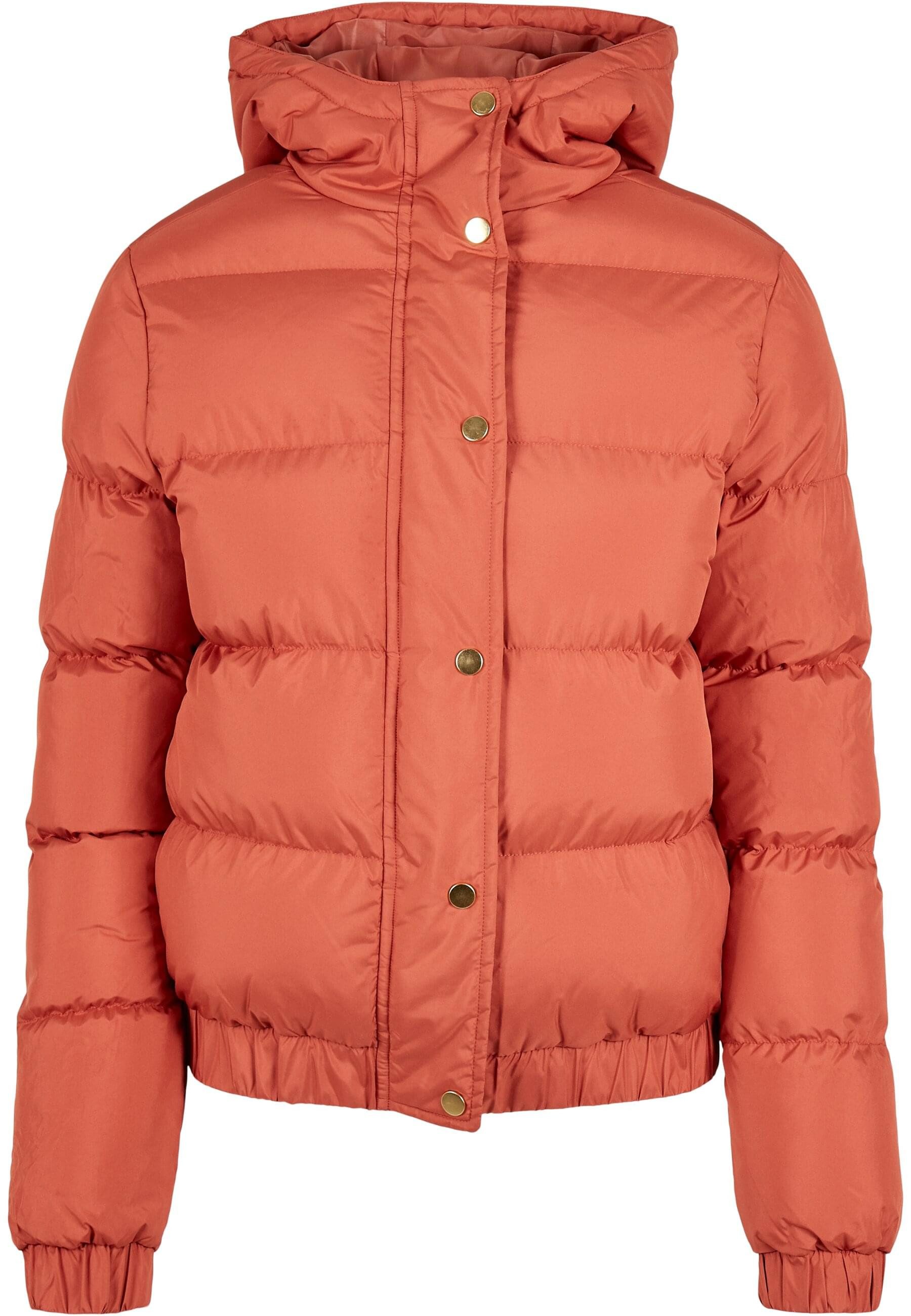 URBAN CLASSICS Winterjacke Urban Classics Damen Ladies Hooded Puffer Jacket günstig online kaufen