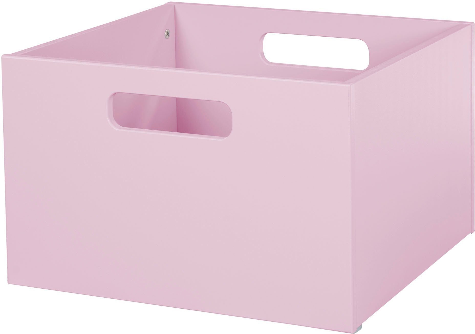 roba® Aufbewahrungsbox rosa, aus Holz; Organizer für Spielzeug