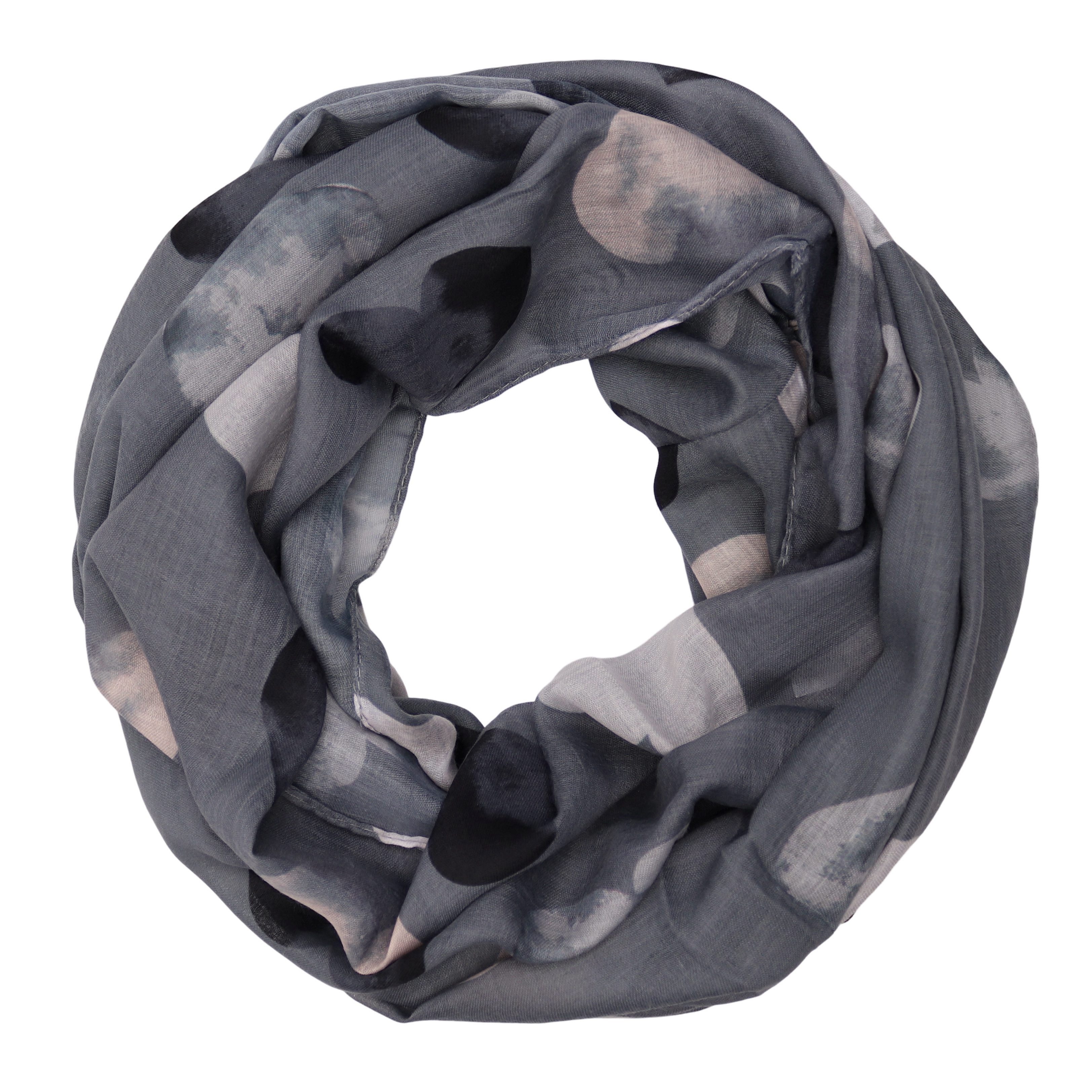 MIRROSI Loop Damen Schal Weich aus 100% Viskose Groß, (ca.60x80cm; zweimal um den Hals wickelbar), Damen Halstuch Stola ideal für Frühling,Sommer, Herbst oder Winter