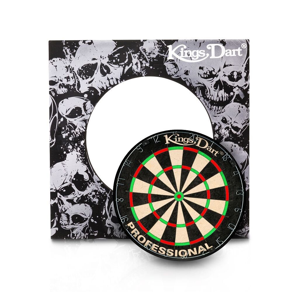 Skull, (Zahlenring Steel- Professional Softdarts für und Dart-Set Geeignet Dartscheibe Dart Kings Metall)