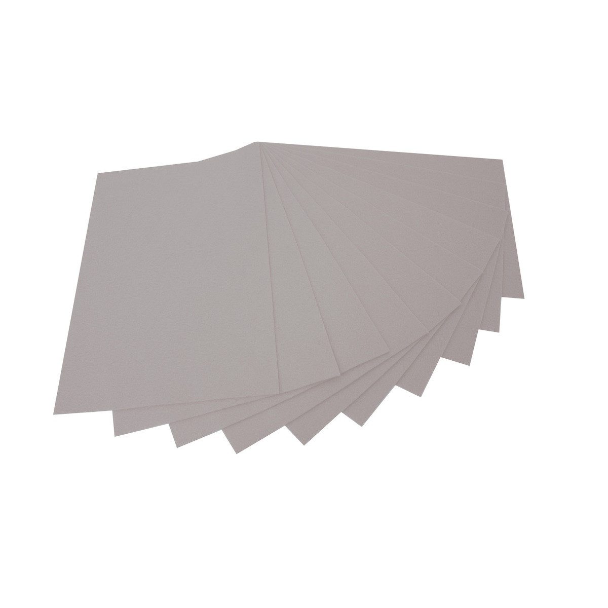 Folia Max Bringmann KG Bastelfilz folia Bastelfilz 150g/m² hellgrau 20x30cm 10 Blatt