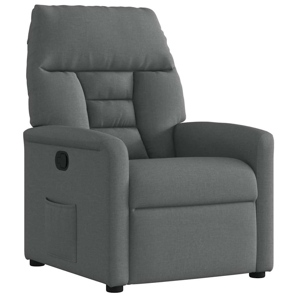 vidaXL Sessel Relaxsessel Dunkelgrau Stoff (1-St) günstig online kaufen