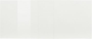 loft24 Esstisch Vikrim, erweiterbar mit Einlegetischplatte, in weiß Hochglanz, Breite 200 cm