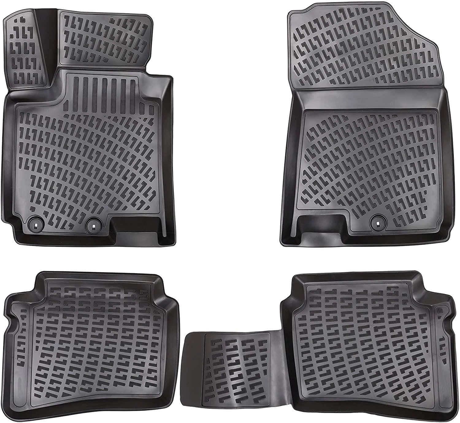fussmattenprofi.com Auto-Fußmatte 3D Auto Fussmatten für Hyundai i20 (2.Gen) 2014-2020 (1 St), für Hyundai Hyundai i20
