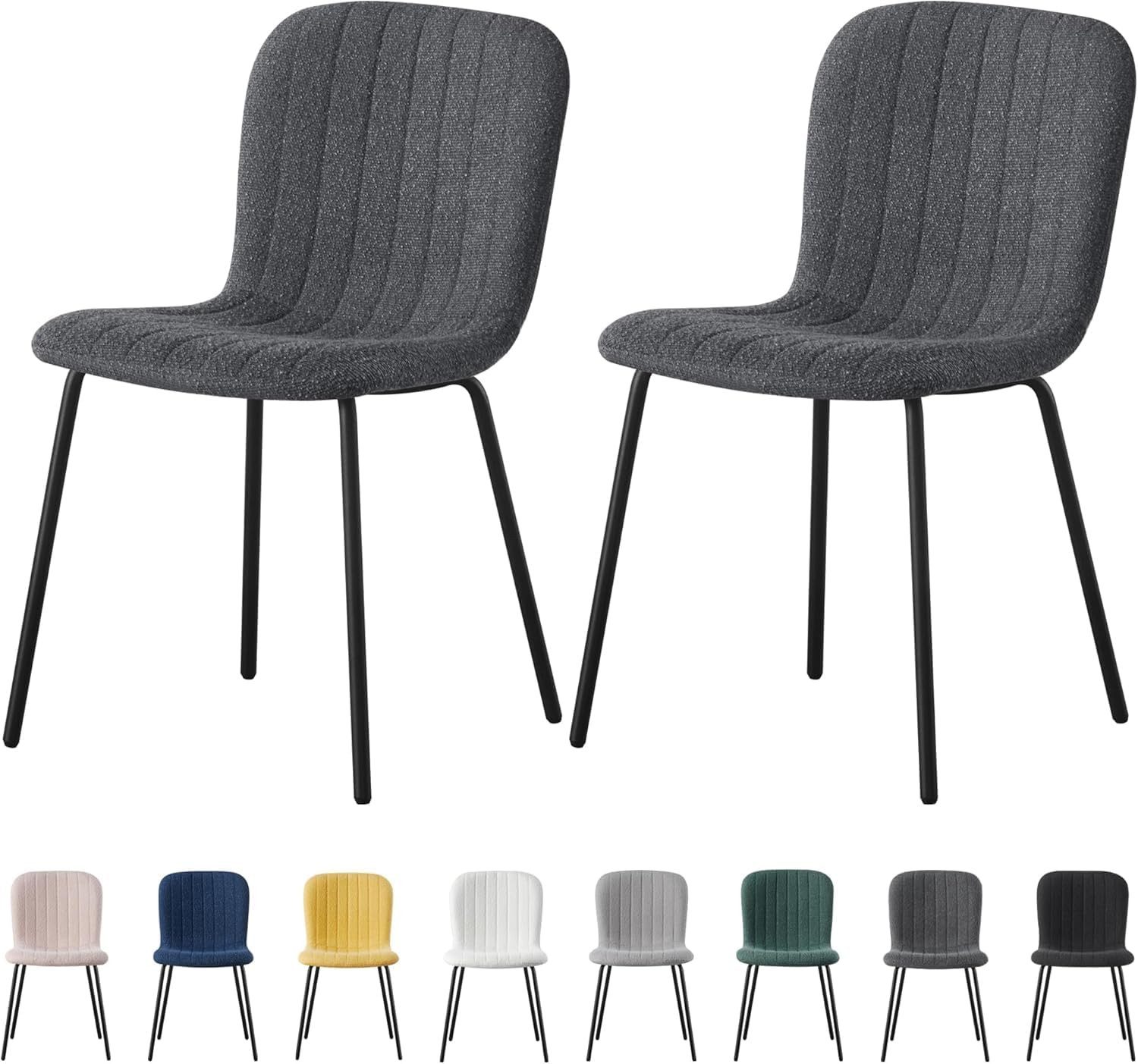 MCC direct Esszimmerstuhl BELLA Esszimmerstühle im 2er oder 4er Set, gepolstert mit Metallbeinen (2 St)