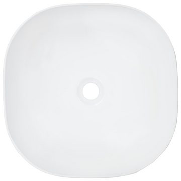 vidaXL Waschbecken Waschbecken 42,5 x 42,5 x 14,5 cm Keramik Weiß