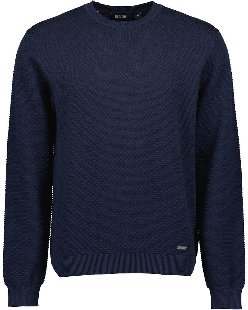 Blue Seven Strickpullover Blue Seven Herren Pullover nachtblau (1-tlg) günstig online kaufen