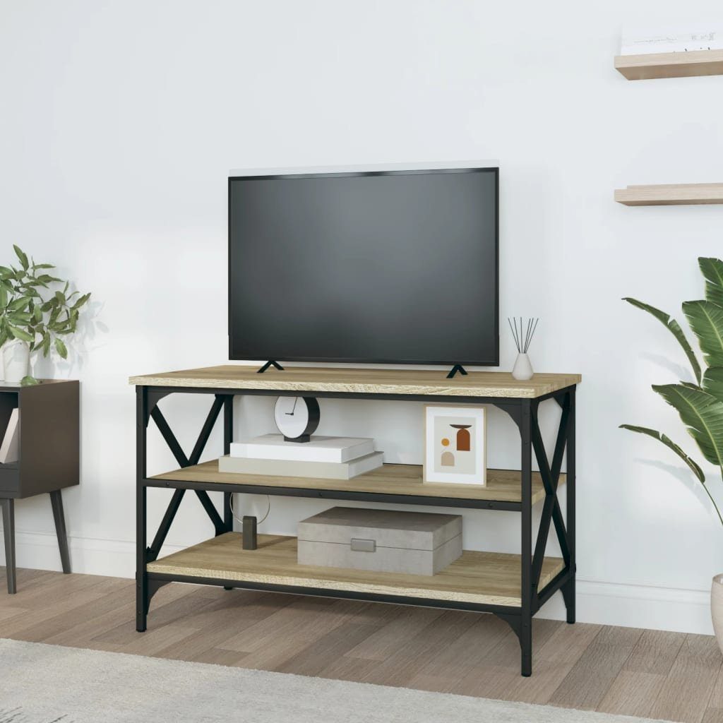 Beistelltisch (1-St) TV-Schrank cm Sonoma-Eiche furnicato 80x40x50 Holzwerkstoff