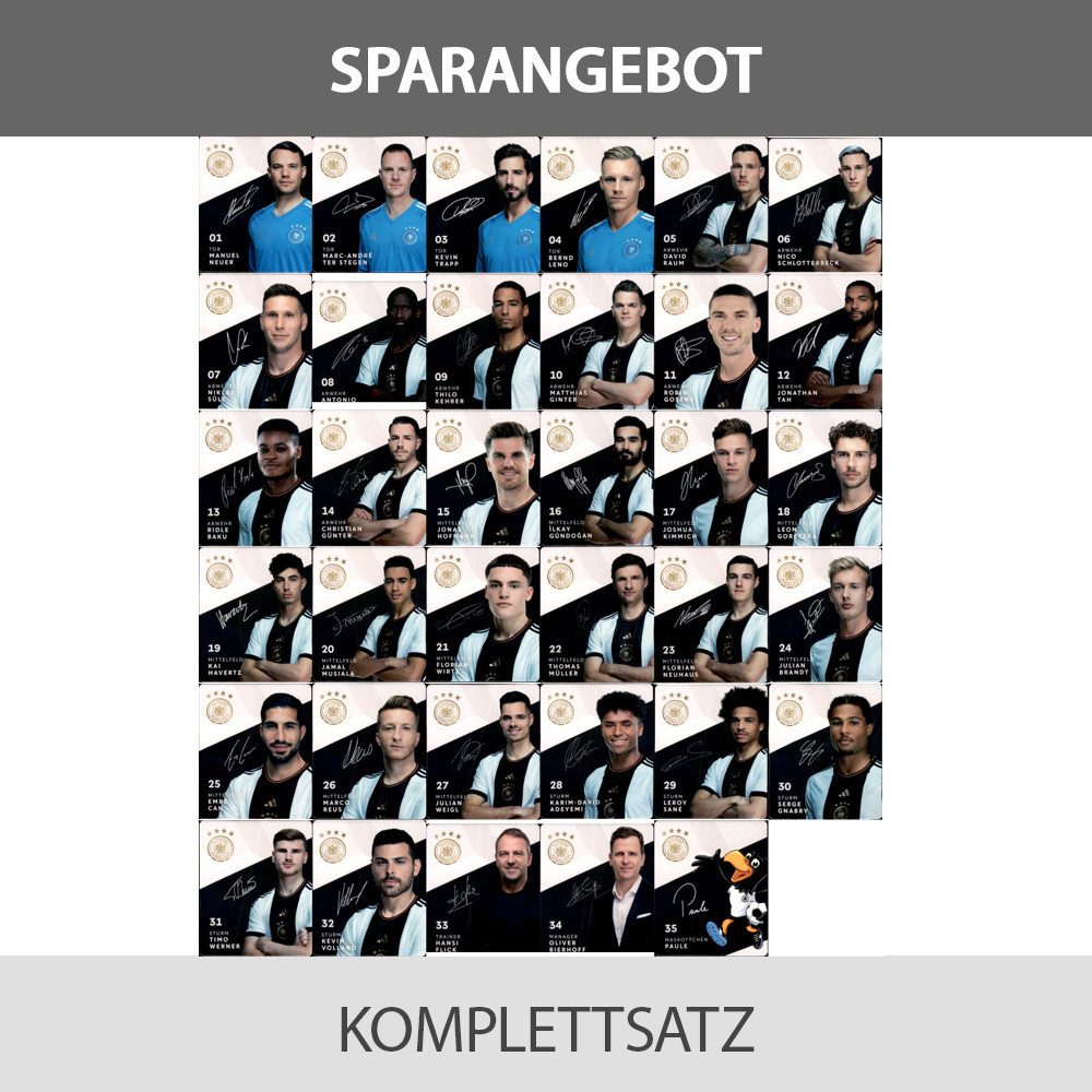 Sammelkarte REWE WM 2022 Sammelkarten - 1 Komplettsatz