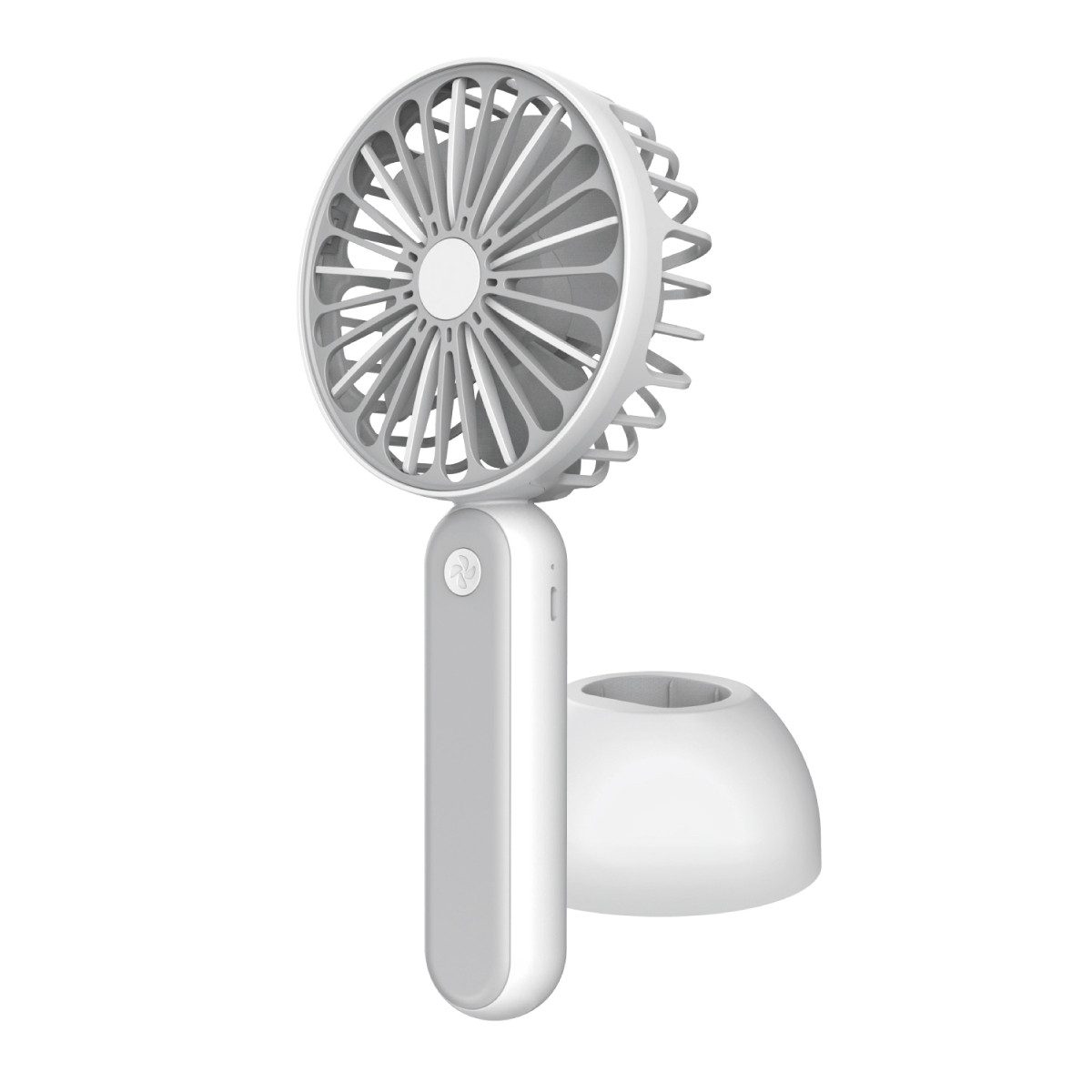 Platinet Handventilator PRDF6108, 8 cm Durchmesser, 3 Stufen mit Akku und LED Anzeige