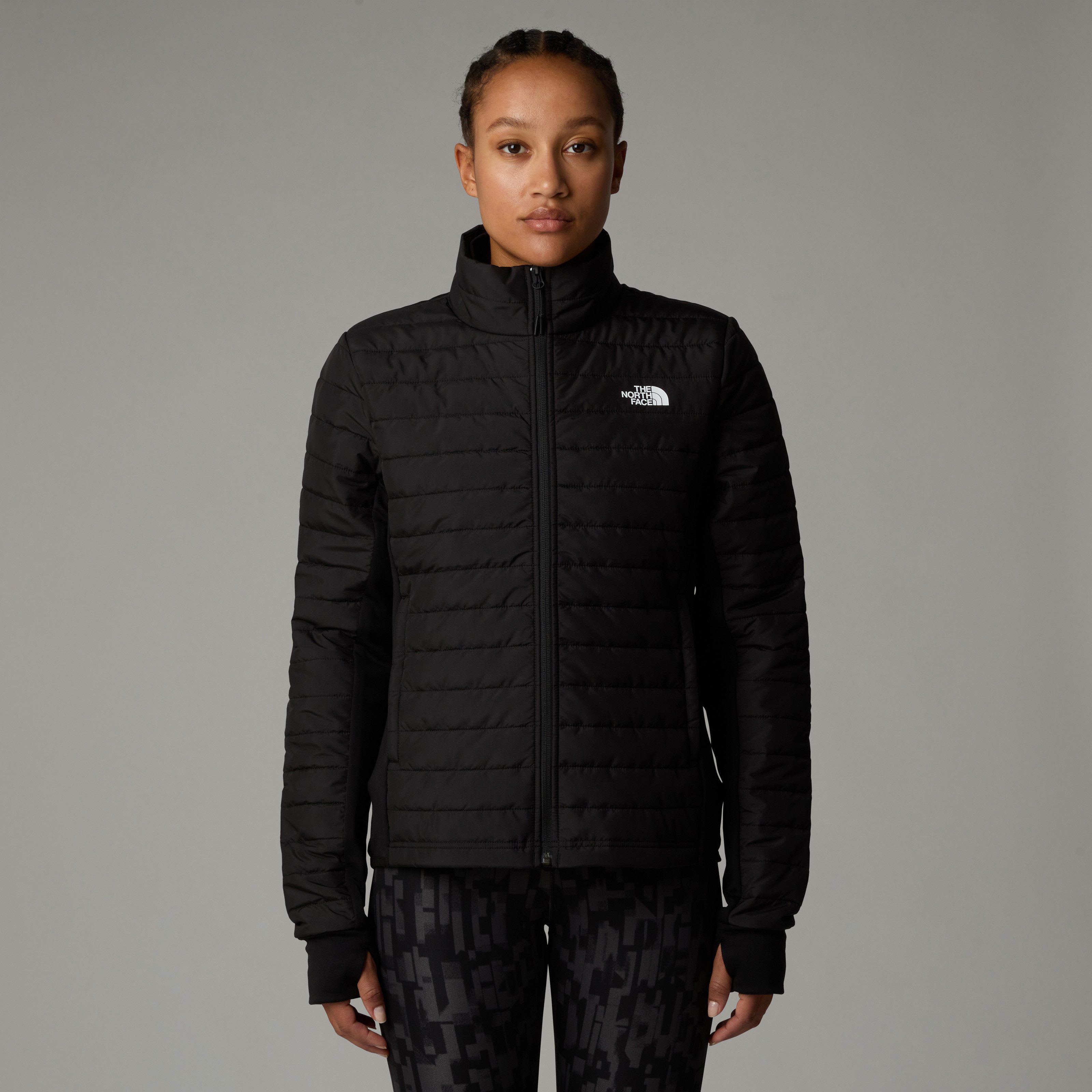 The North Face Steppjacke W CANYONLANDS HYBRID JACKET für vielseitige Freizeitaktivitäten, mit Stehkragen