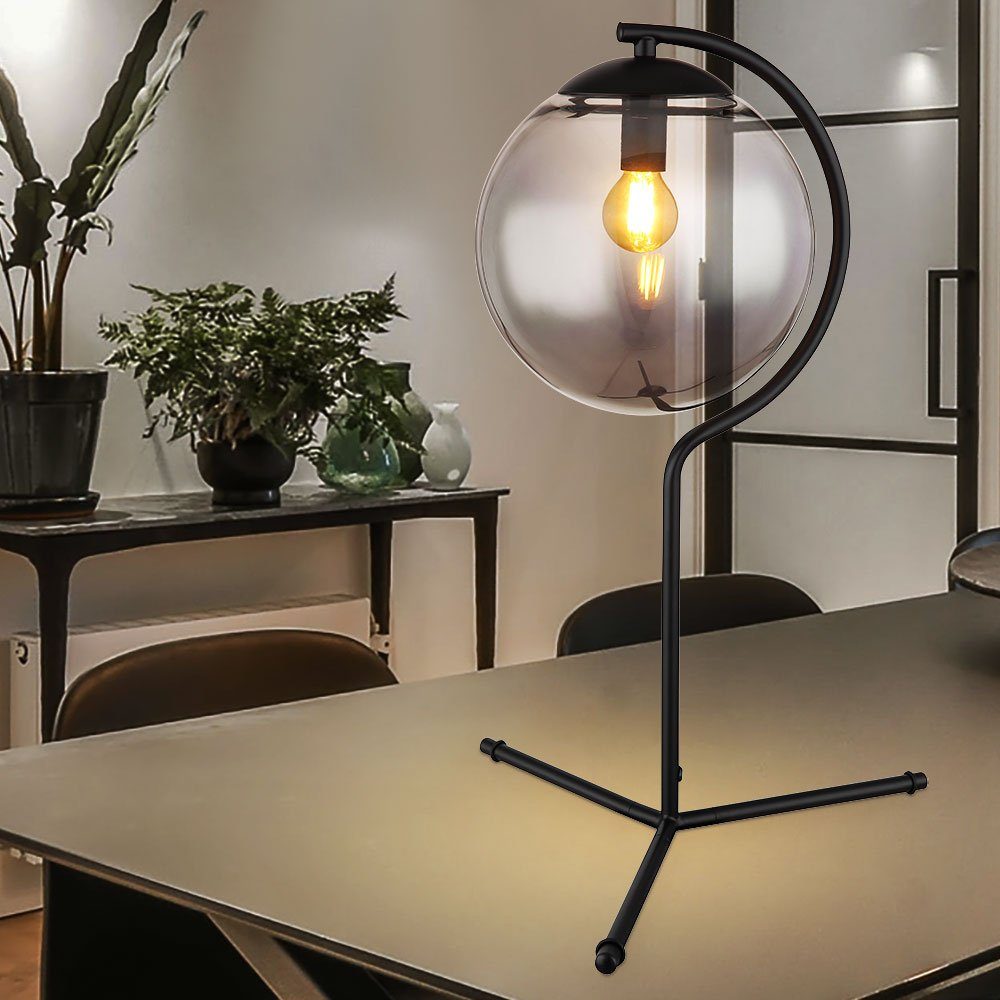 etc-shop Tischleuchte, Beistelllampe Tischleuchte Schlafzimmerlampe Designleuchte LED