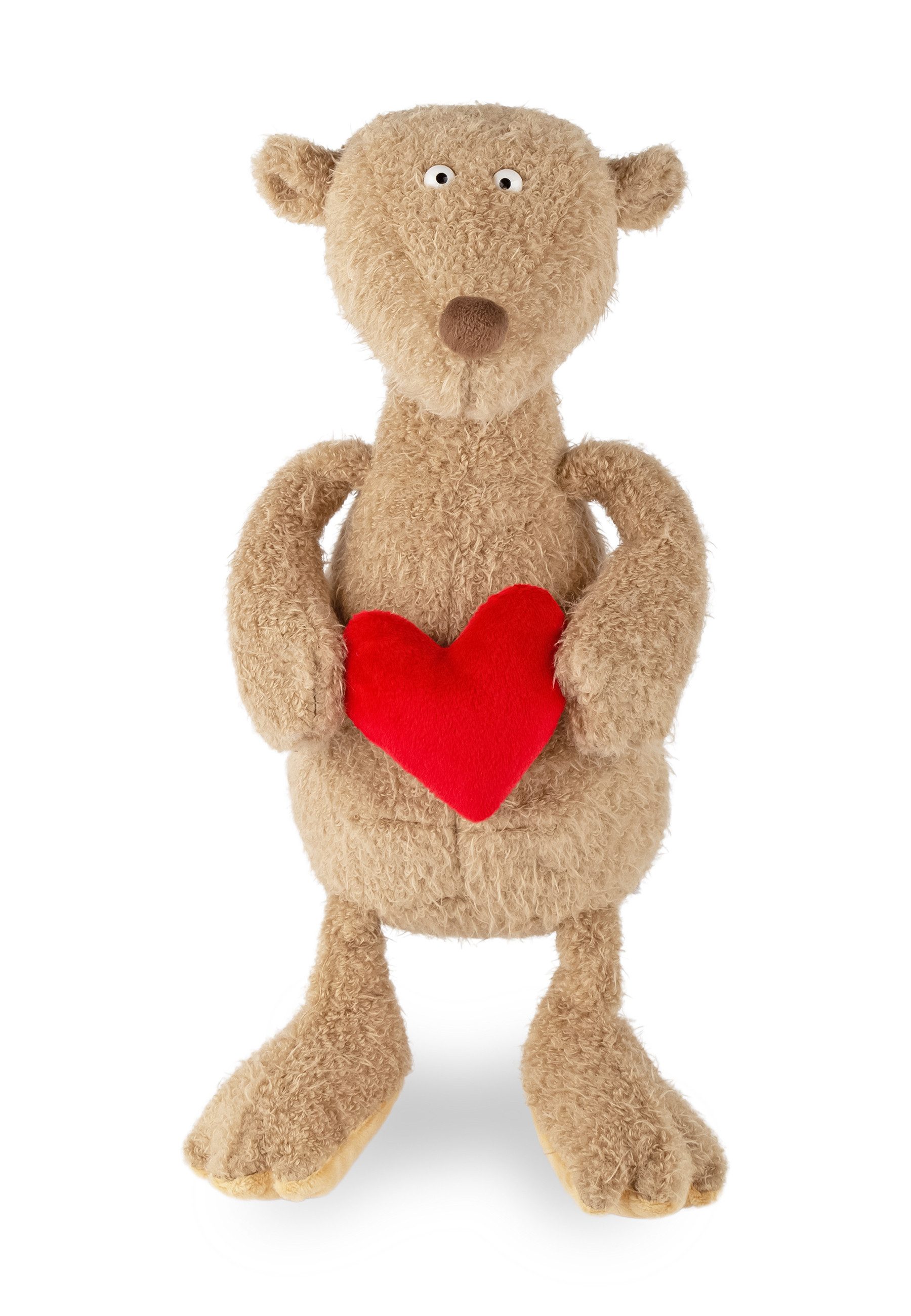 Sigikid Kuscheltier Happy Valentines Ach Good braun mit Herz BeastsTown (1-St)