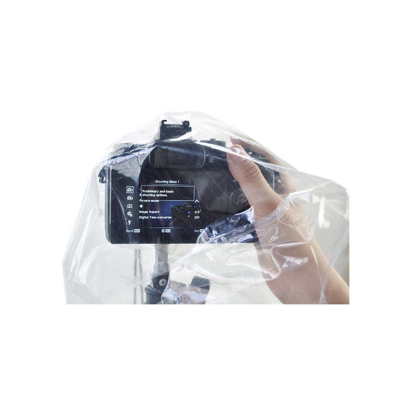 JJC Regenschutzplane Kamera Rain Cover Regenschutzüberzug Schutz vor Schnee Staub Schlam 2x