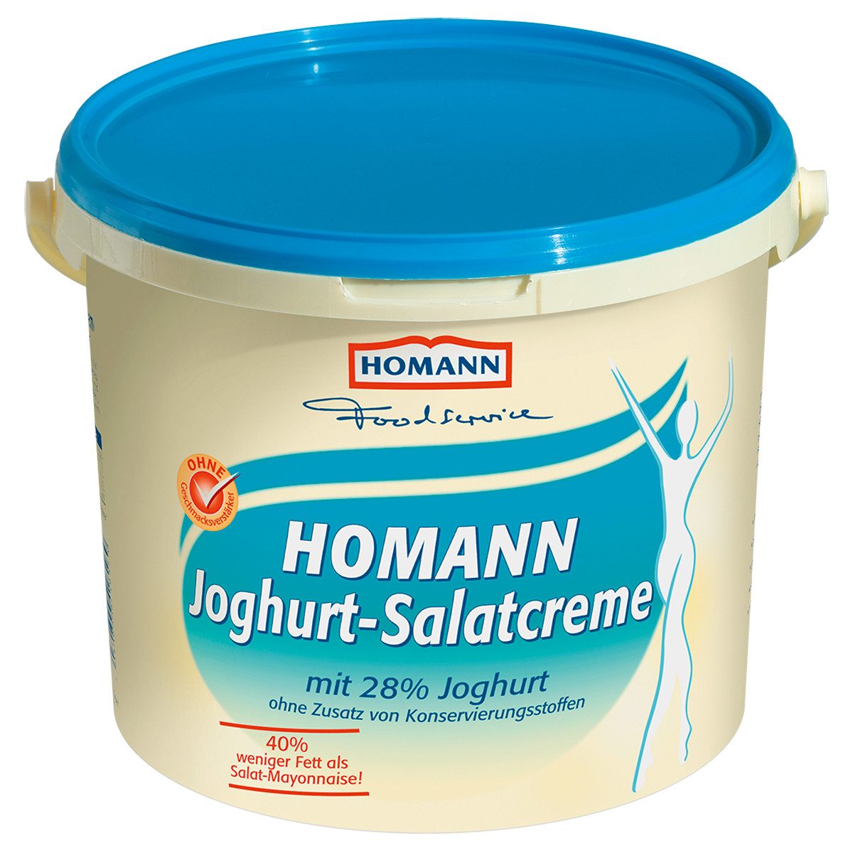 Homann Saucen, Homann Joghurt Salatcreme mit 28 Prozent Joghurt cremig 5000g