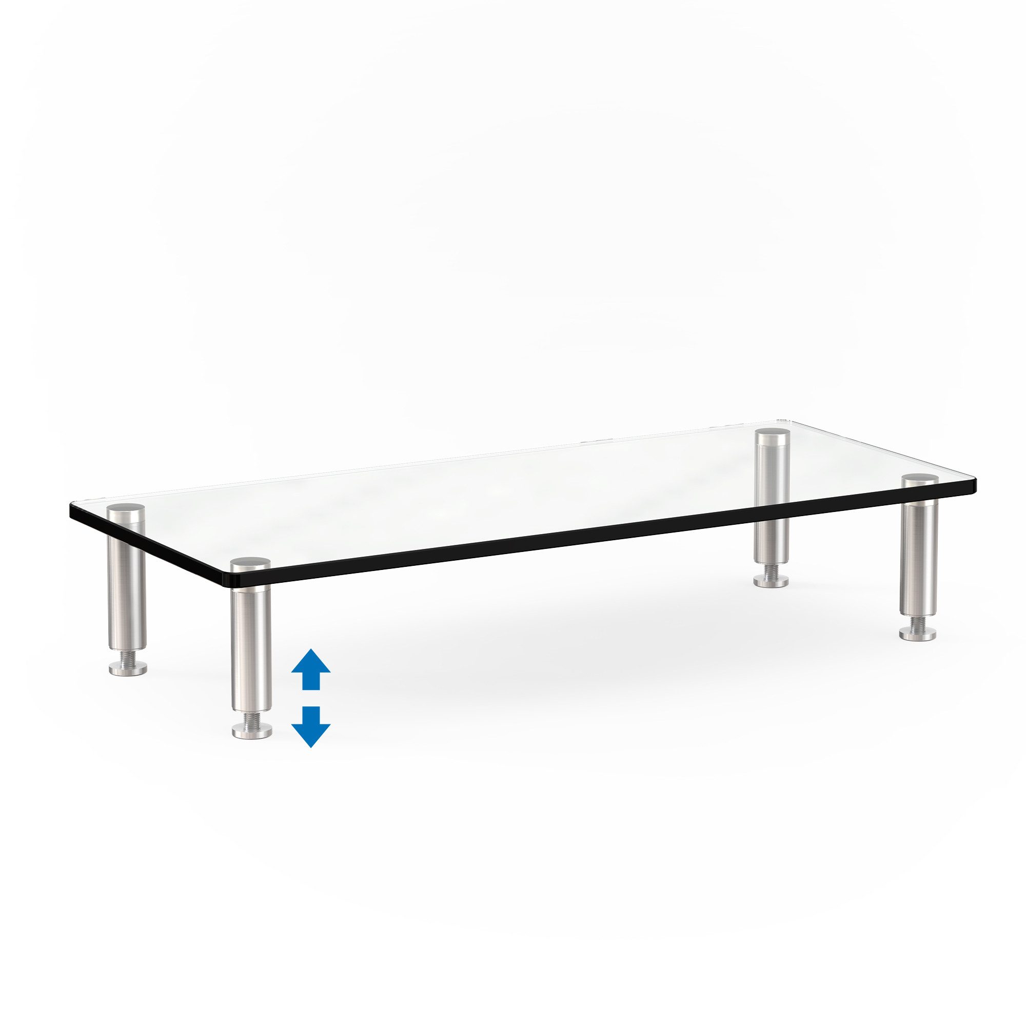 FITUEYES Monitorständer Höhenverstellbarer Monitor Riser, (Bildschirmerhöhung, Schreibtischaufsatz, 1-tlg., für Laptop, Computer)