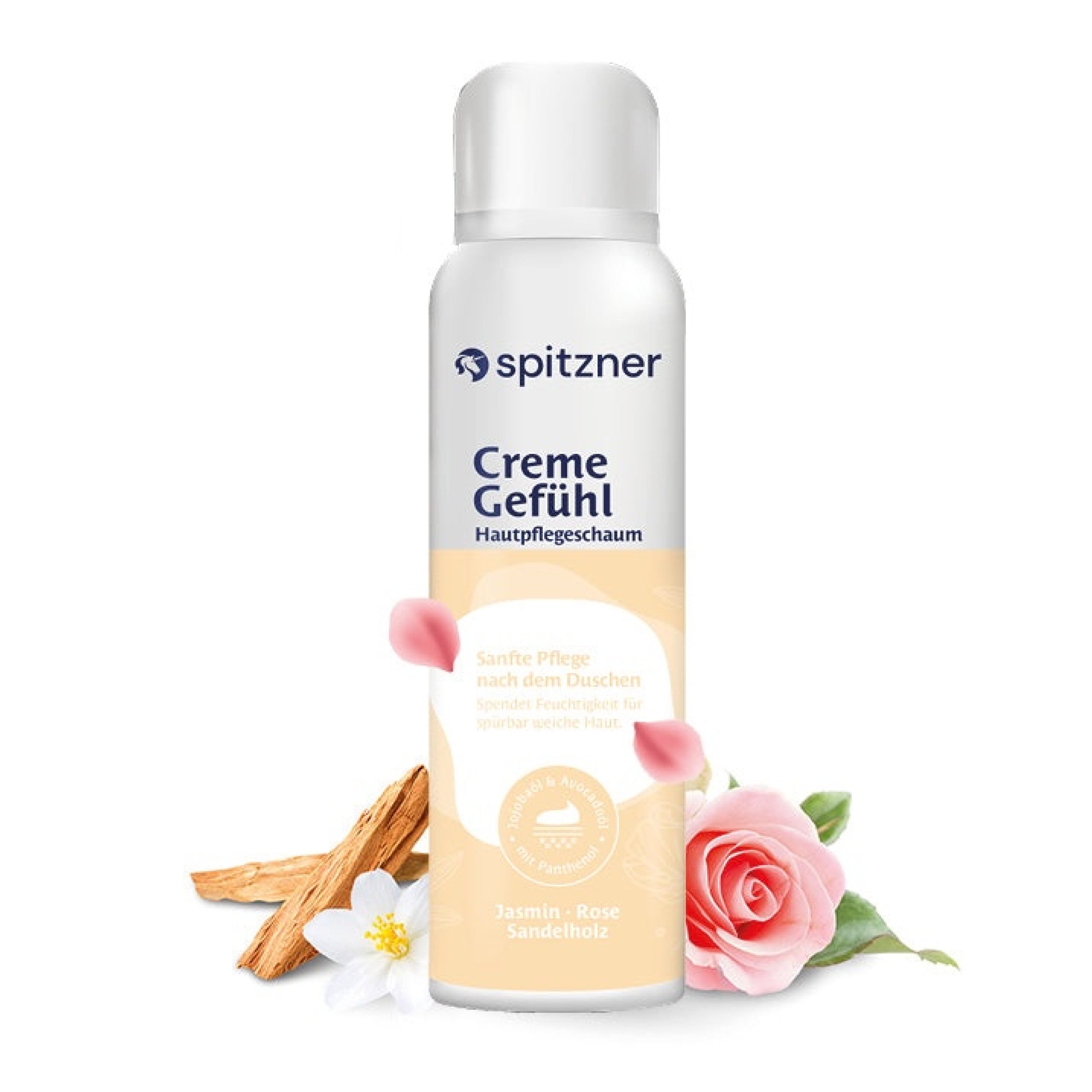 Spitzner Sauna-Aufgussset Spitzner Hautpflegeschaum Creme Gefühl 200 ml Pflegeschaum