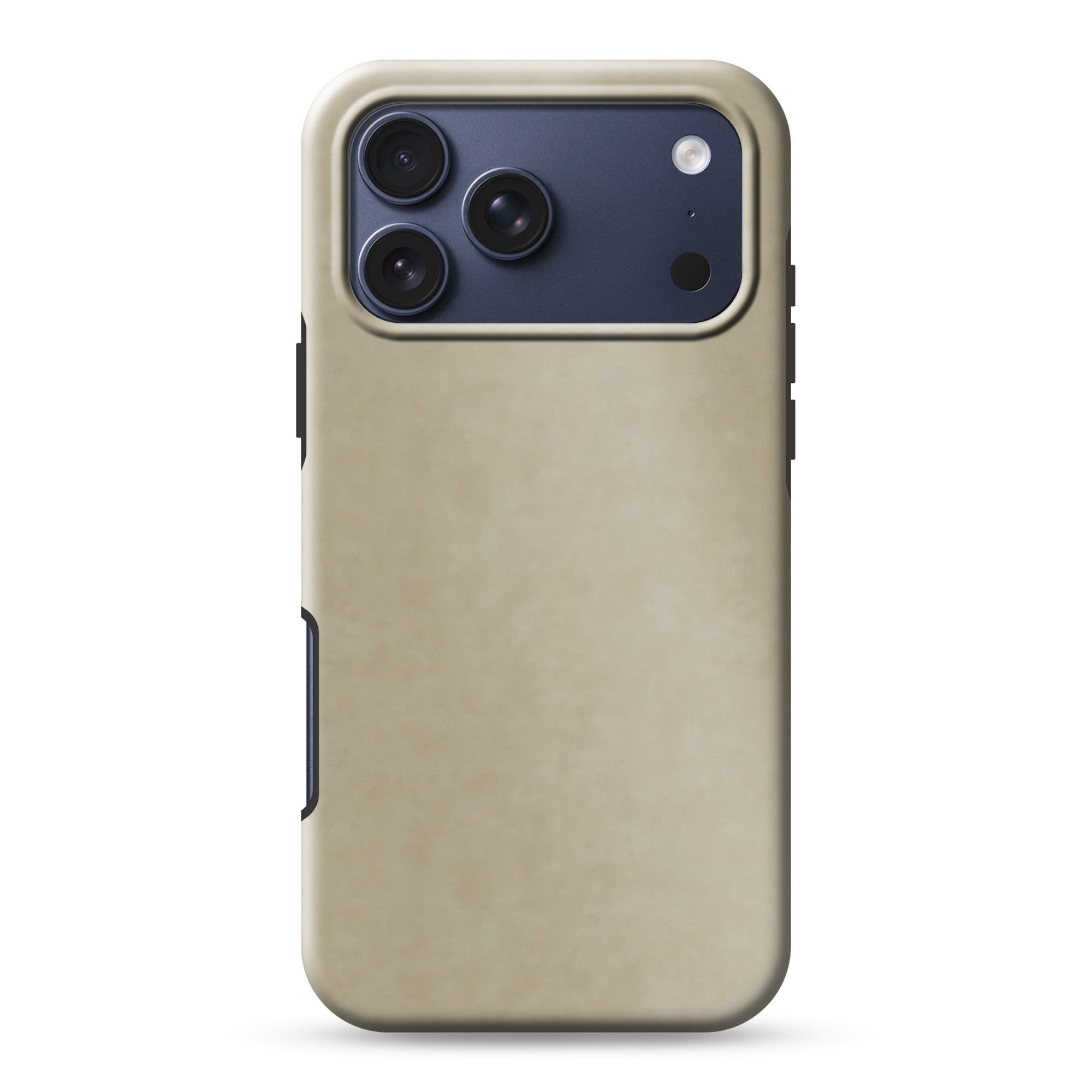 OnlyWow Handyhülle Magsafe für Apple iPhone 17 Pro Max Farbe Taupe - Wolkige Textur - Nat, Phone Case, Hardcase, Stoßfest, Schutzhülle
