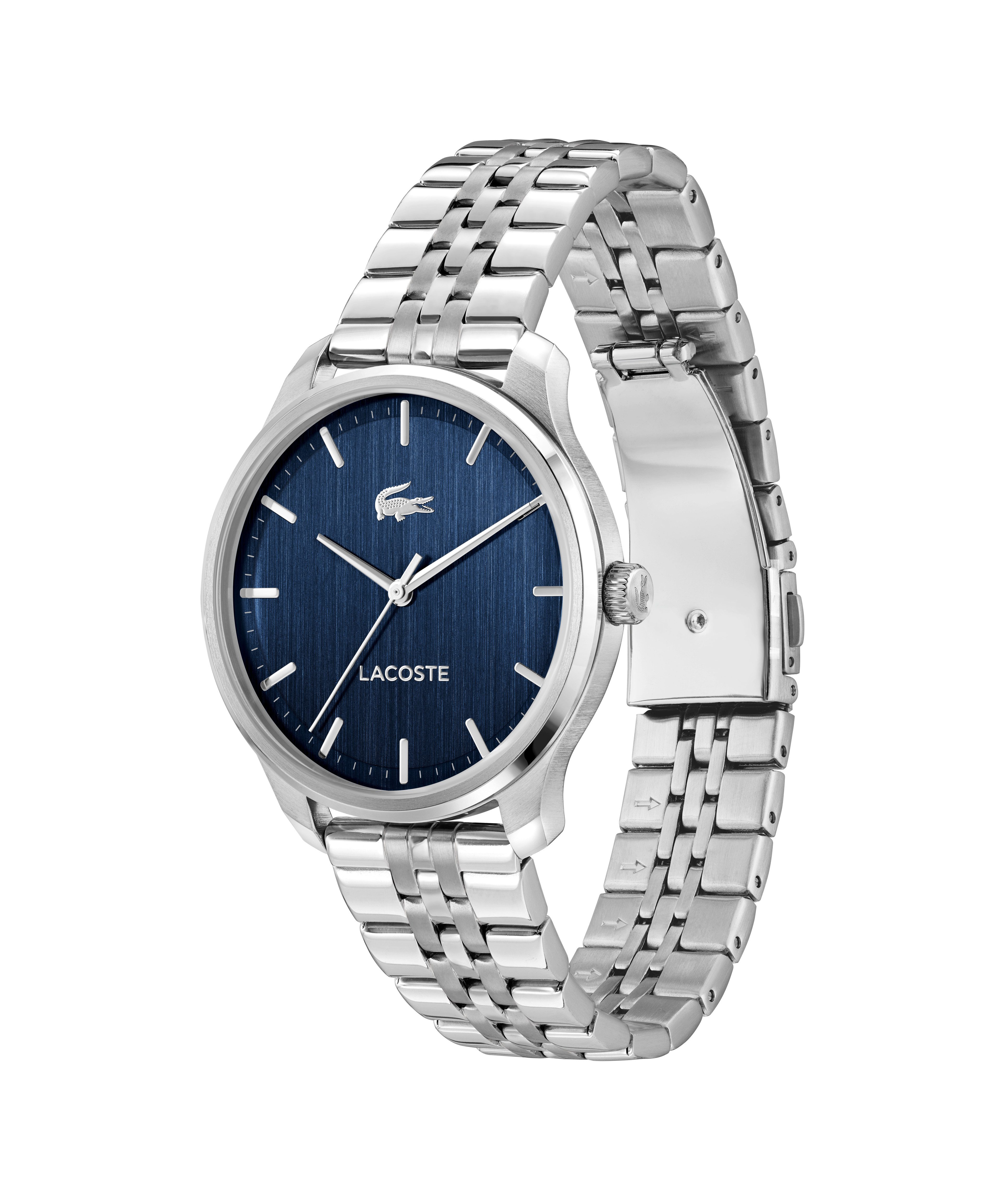 Lacoste Quarzuhr LISBON 2011478, Armbanduhr, Herrenuhr, Edelstahlarmband, a günstig online kaufen