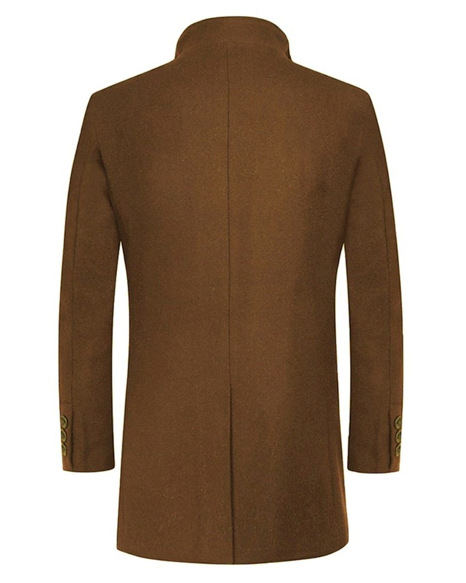 Allthemen Wollmantel mit Reverskragen Wintermantel Warm günstig online kaufen