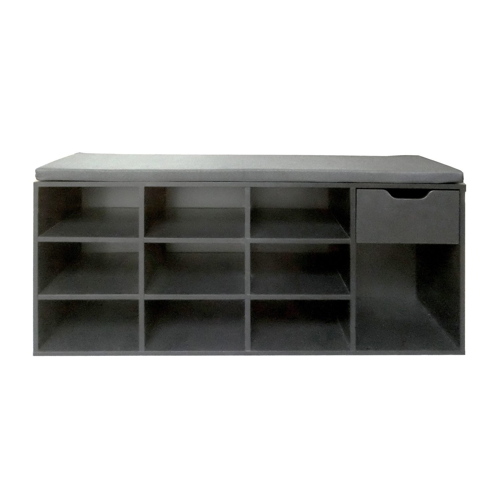 HTI-Living Schuhbank Schuhbank Lisa Schwarz (Stück, 1-St., 1 Schuhbank), Schuhregal 10 Fächer