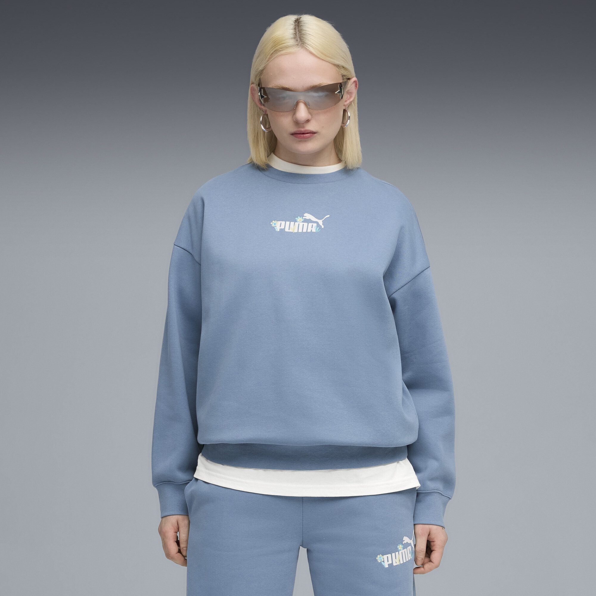 PUMA Sweatshirt Essentials Nature 2.0 Oversized Sweatshirt Damen günstig online kaufen