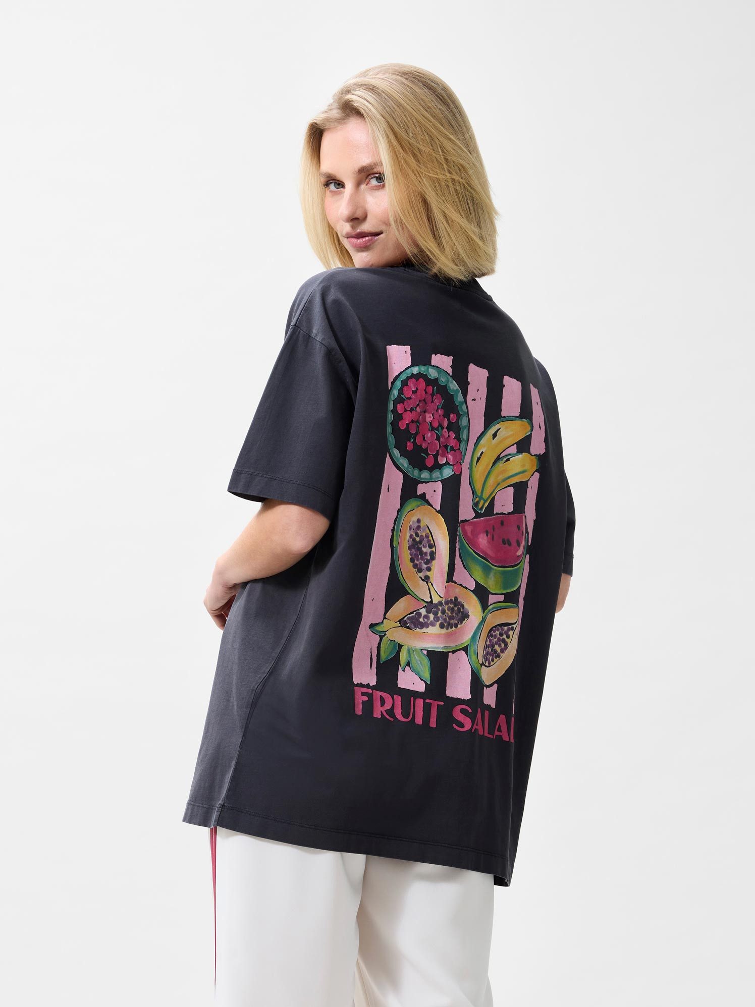 Catwalk Junkie Kurzarmshirt Oversized graphic Tshirt - Oversized Shirt Damen - Printshirt