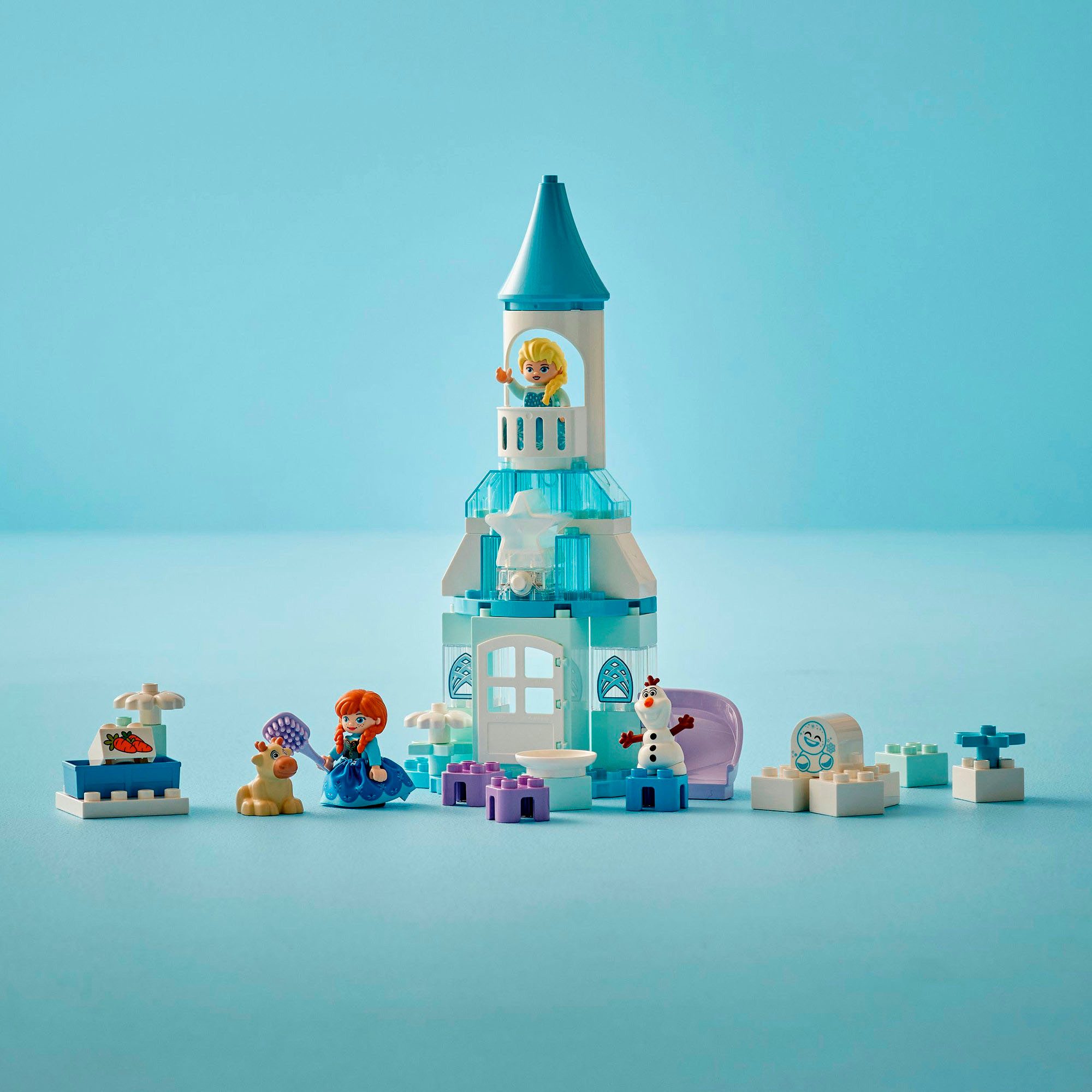 LEGO® Annas und Elsas Party im Eispalast (10455), LEGO DUPLO Disney Konstruktionsspielsteine, (54 St), Made in Europe – Bild 5 von 5