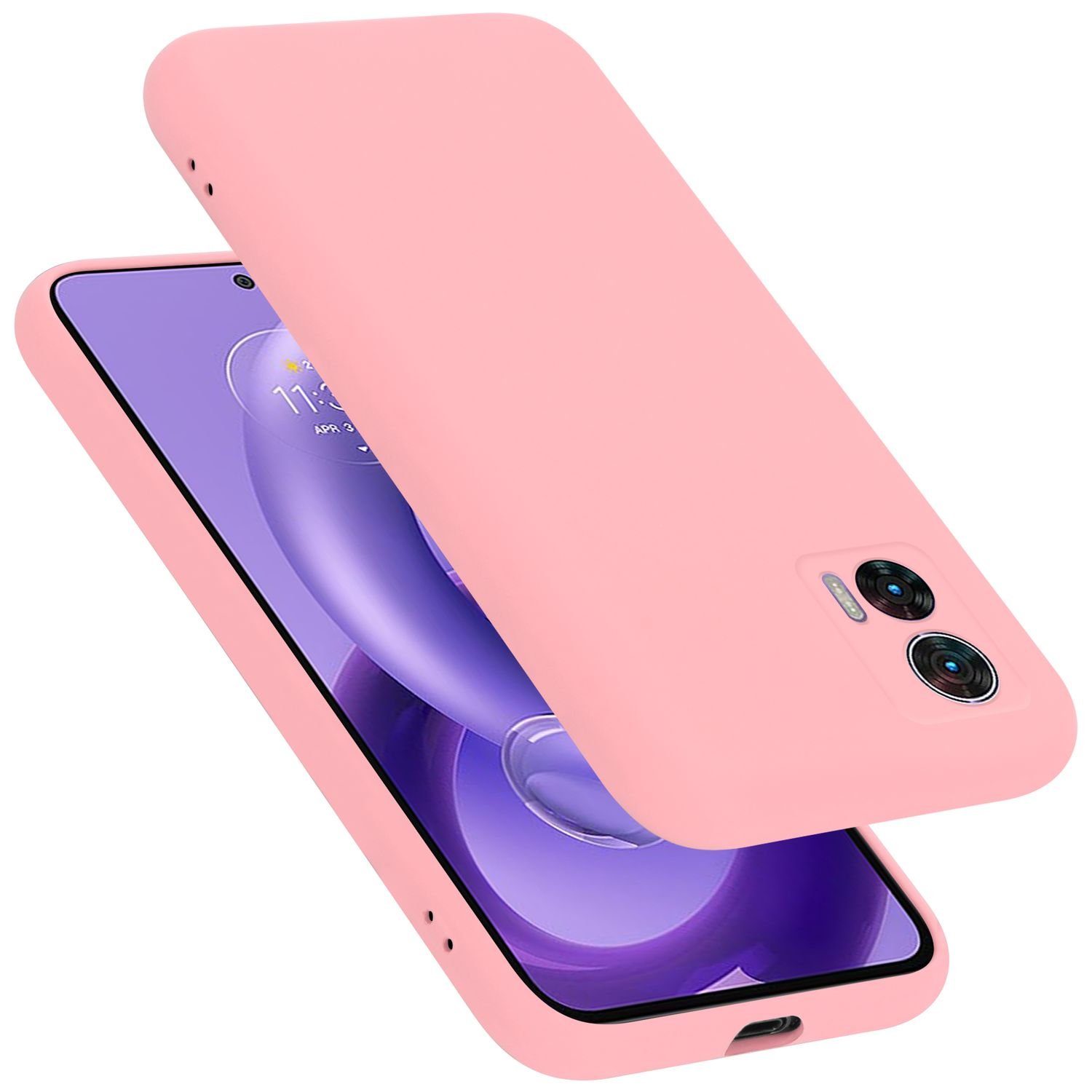 Cadorabo Handyhülle für Hülle Motorola EDGE 30 NEO, Flexible Hülle TPU Silikon Schutzhülle Back Cover Case