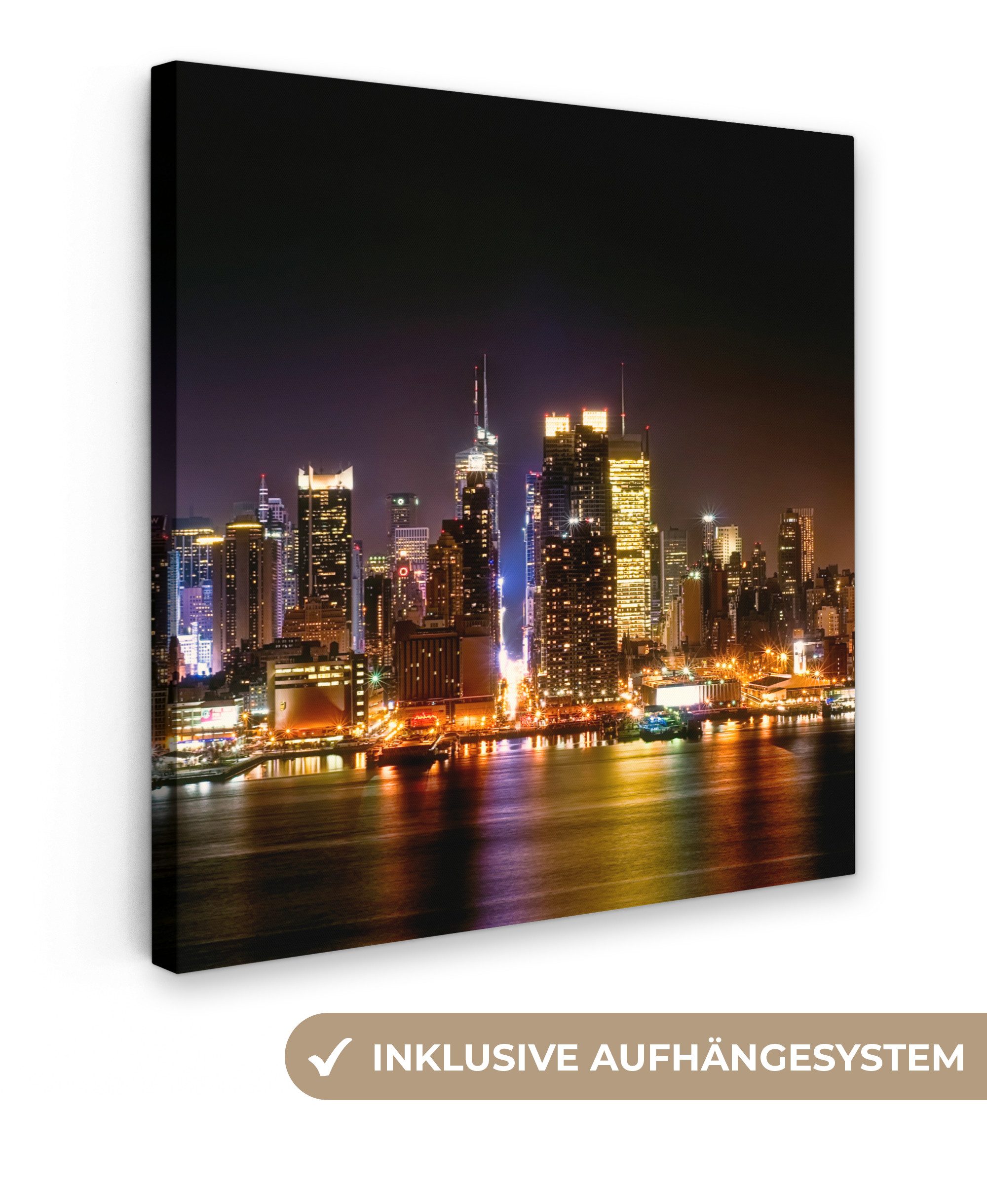 OneMillionCanvasses® Leinwandbild New York - Manhattan günstig online kaufen