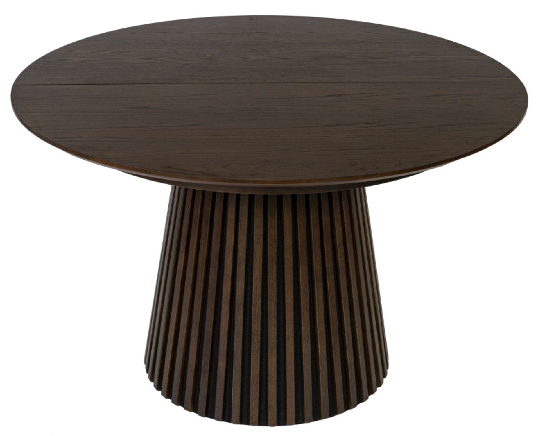 MR.DEKO Esstisch Barletta rund 120 cm Eiche braun – Esszimmertisch massiv & günstig online kaufen