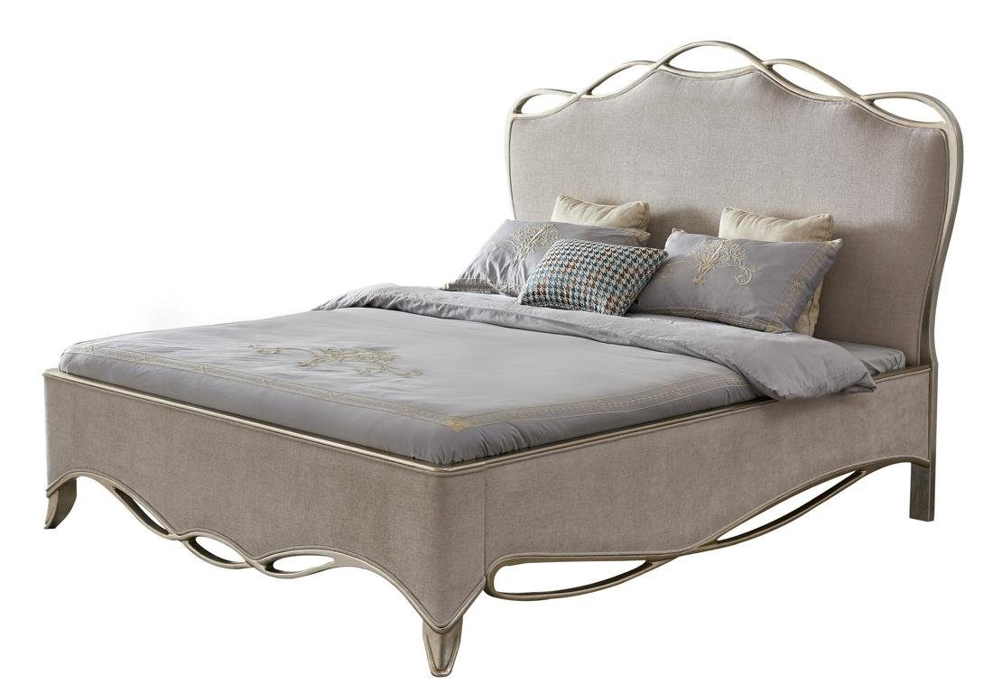 JVmoebel Bett, Design Textil Bett Luxus Polster Betten Doppel Schlafzimmer 180x200