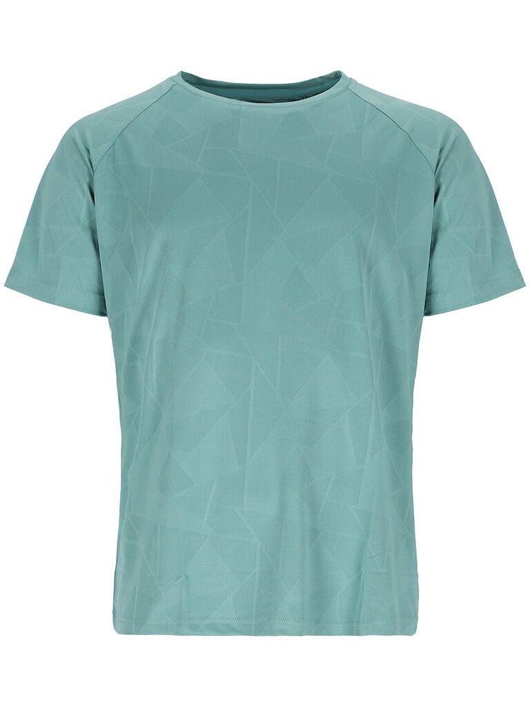 Baumfuchs T-Shirt 11329 Herren Funktions-T-Shirt Funktionsshirt mit Dreieck-Allover-Muster