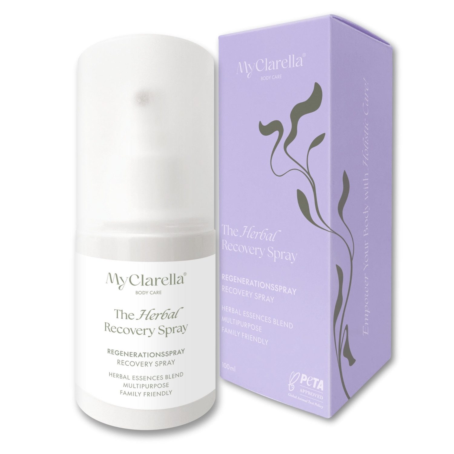 Intimpflege Regenerationsspray mit Calendula & Hamamelis - Herbal Recovery Spray