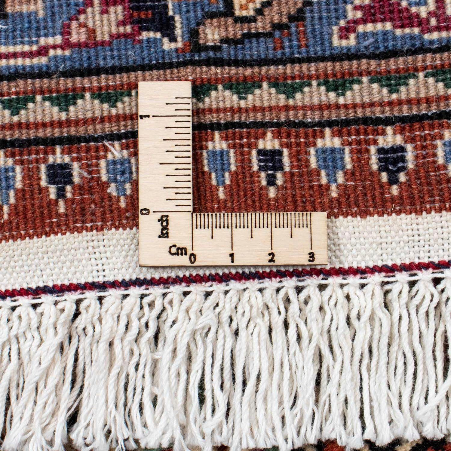 Wollteppich Turkaman Medaillon 133 x morgenland, mm, rechteckig, 92 Höhe: cm, Handgeknüpft 6
