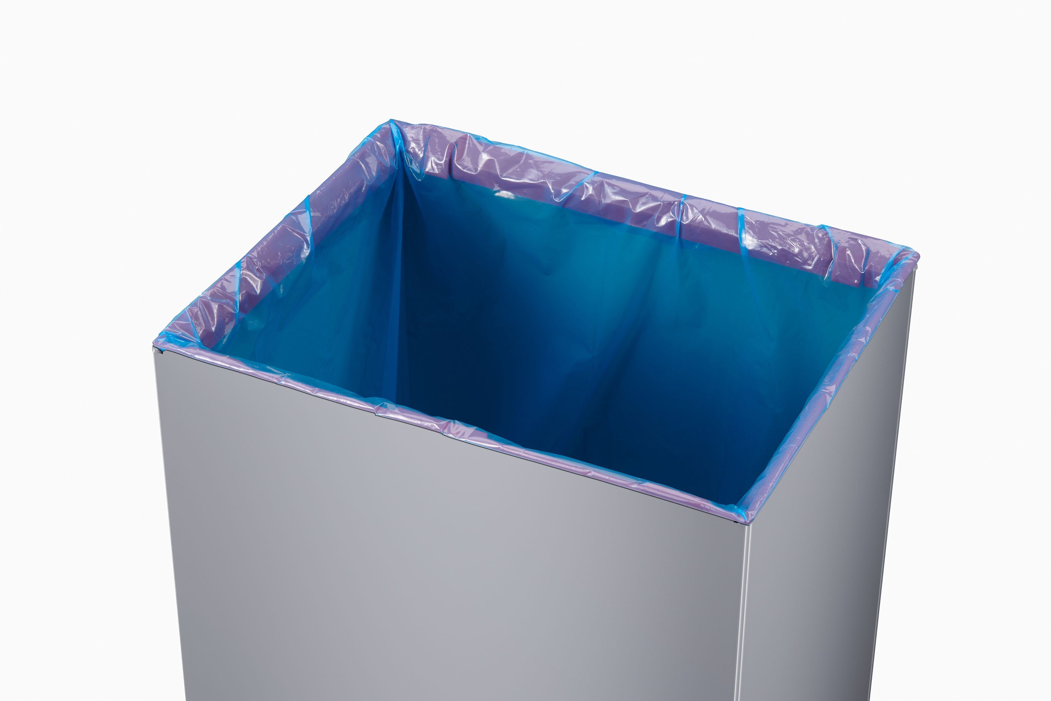 Hailo Abfalleimer "Big-Box Swing XL" 52 l, silber – Bild 5 von 5