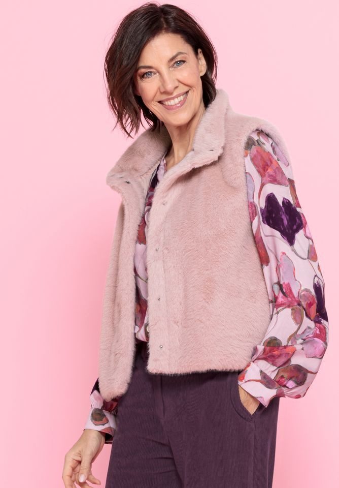 bianca Kurzweste - Fellimitatjacke TABEA – kuschelige günstig online kaufen