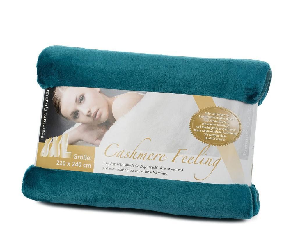 Wohndecke Wohndecke Cashmere-Feeling 220x240, Gözze günstig online kaufen