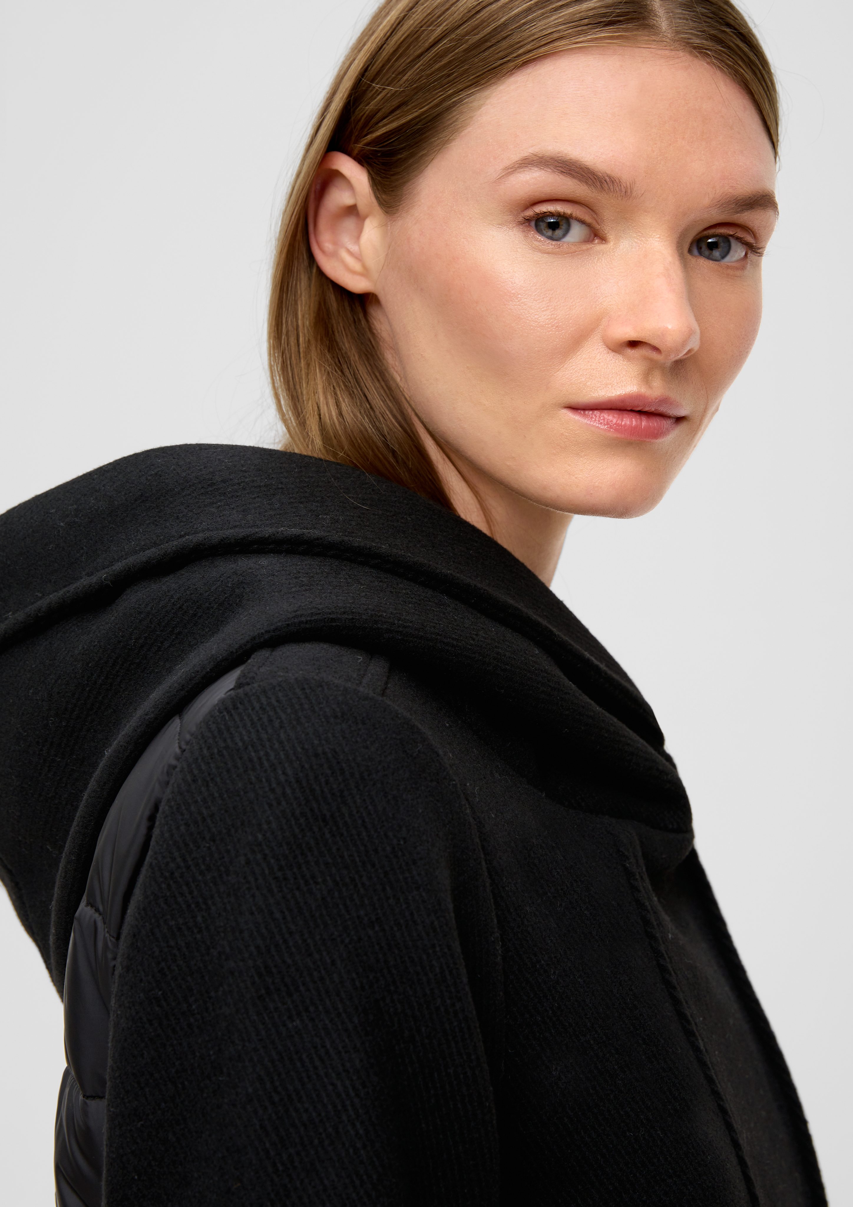 s.Oliver Funktionsjacke Jacke im Fabricmix Logo günstig online kaufen