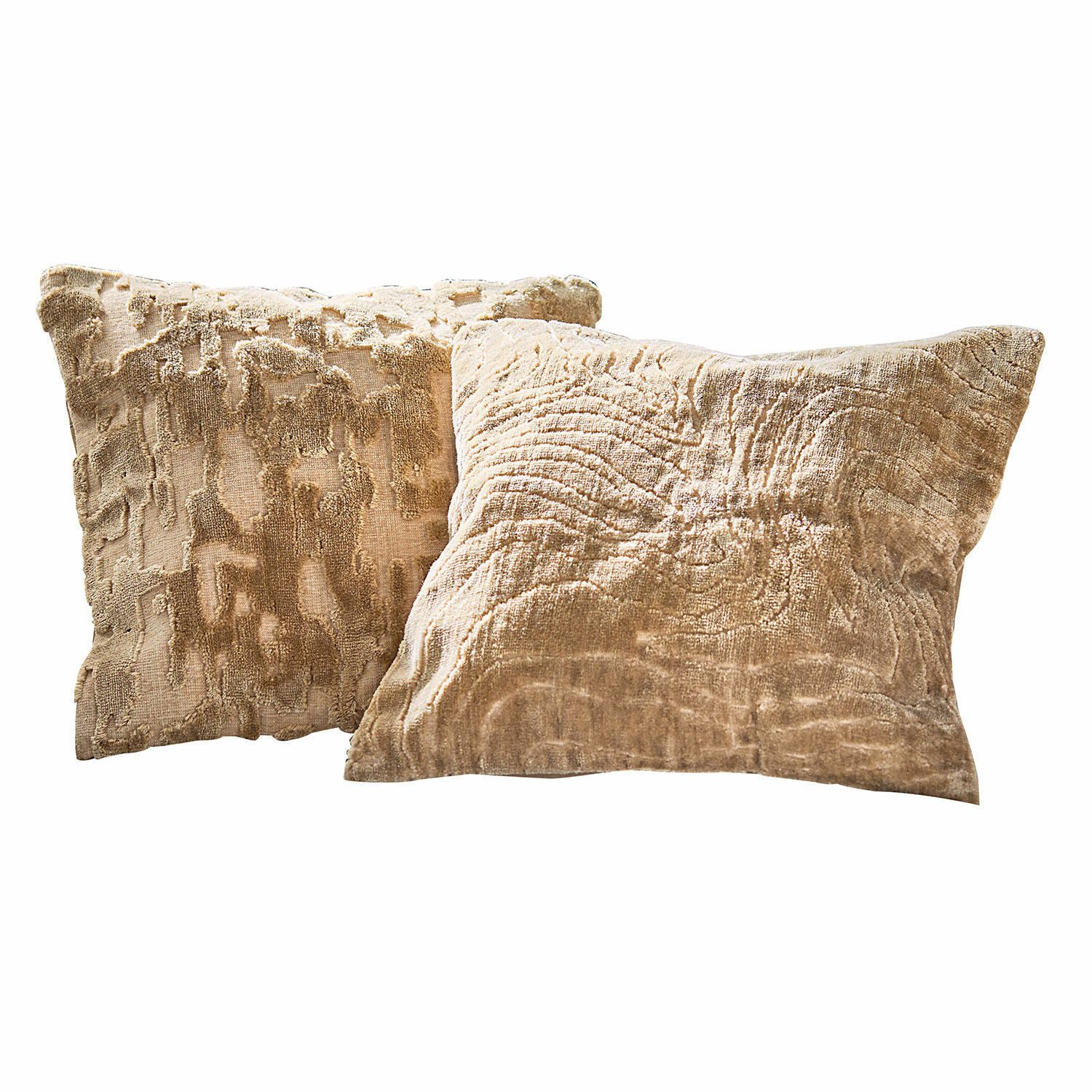 Mirabeau Kissenhülle Kissenhülle 2er Set Doranza gold/braun