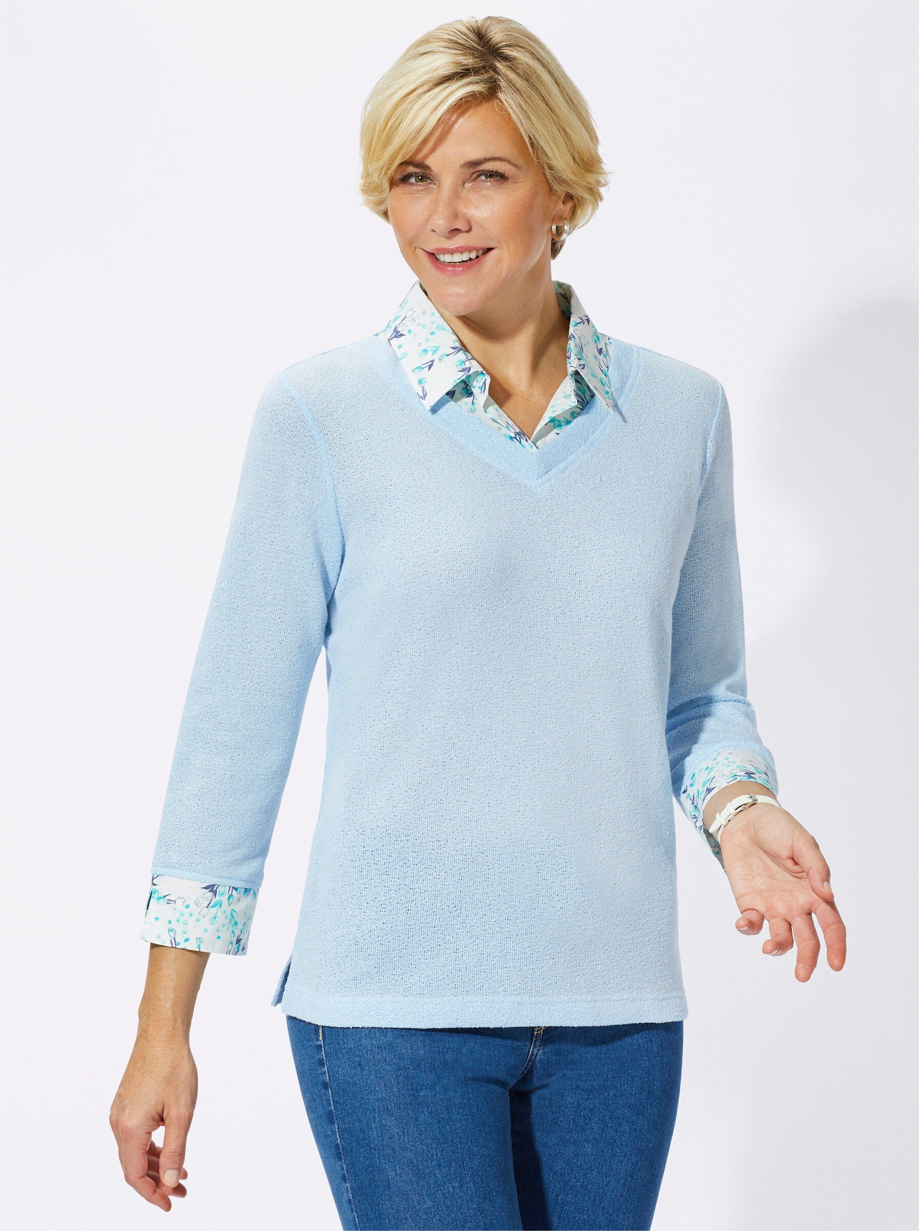 Classic Basics 2-in-1-Shirt "Shirt" 1 Stk. tlg. günstig online kaufen