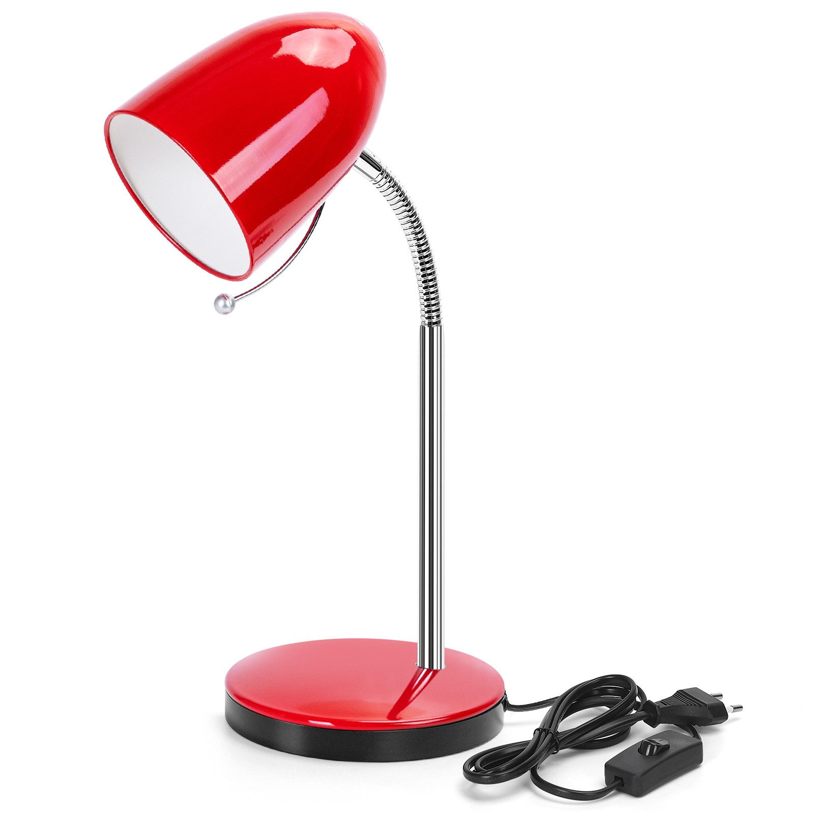 Aigostar Schreibtischlampe Aigostar Retro Kind Tischlampe, E27 (Max 11W), Flexibler Arm