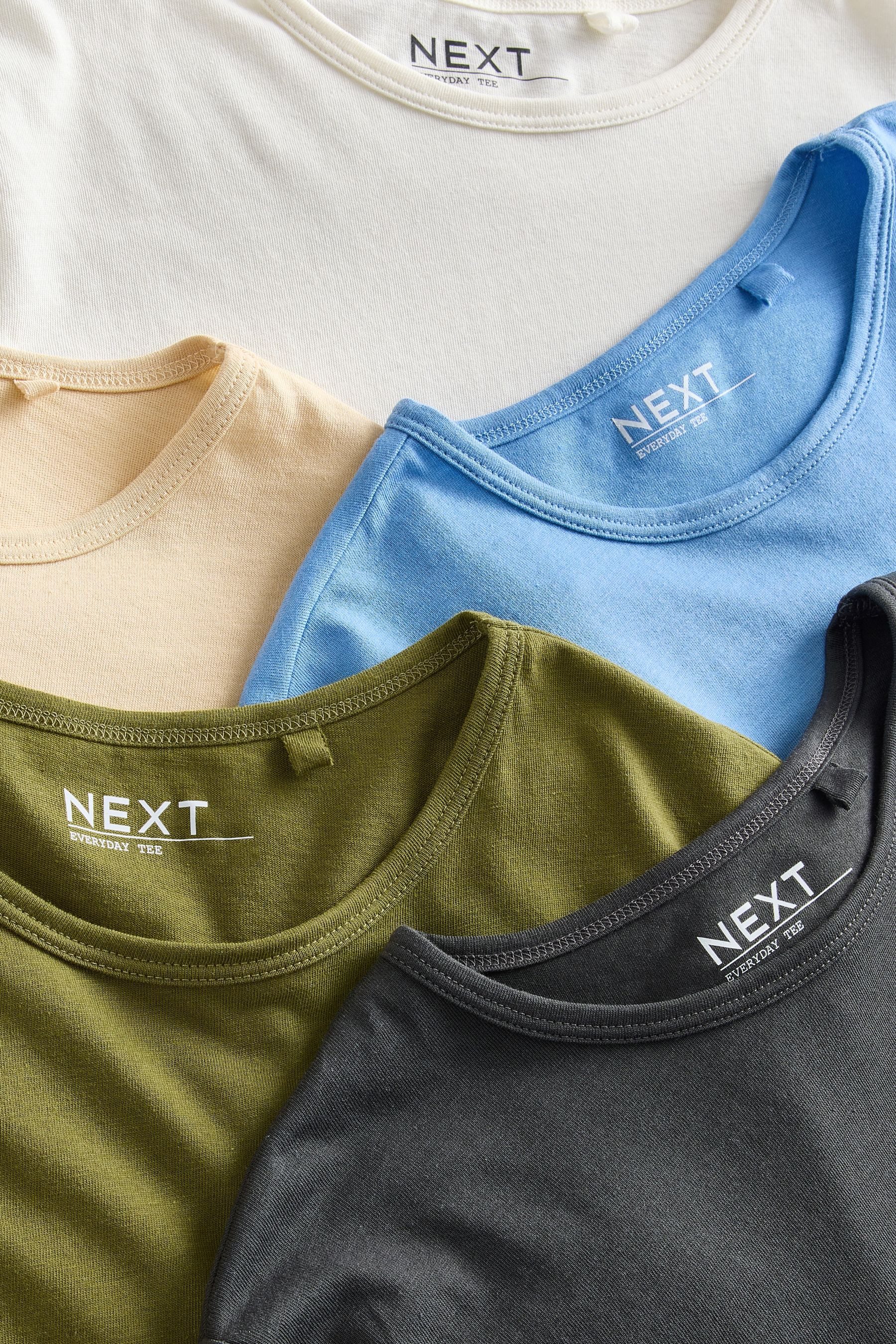 Next T-Shirt The Everyday Kurzarm-T-Shirts, 5er-Pack (5-tlg) günstig online kaufen